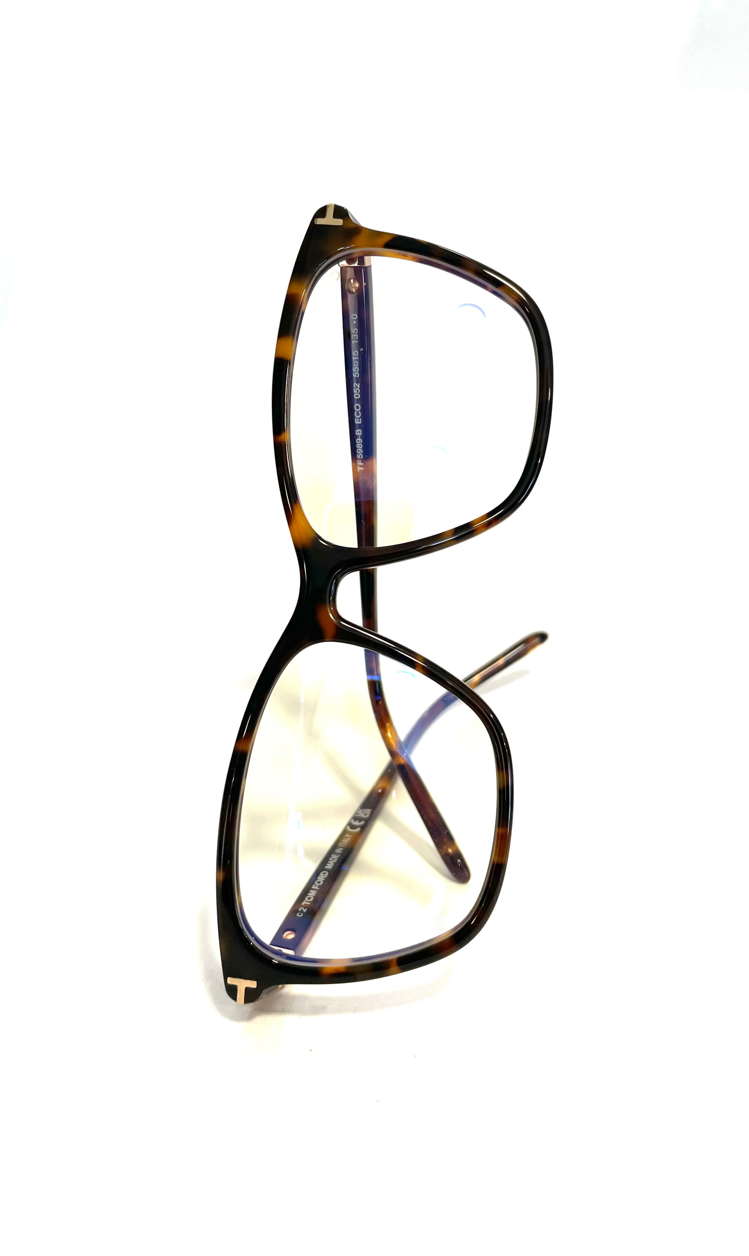Lunettes rectangulaires à motif écaillé 
