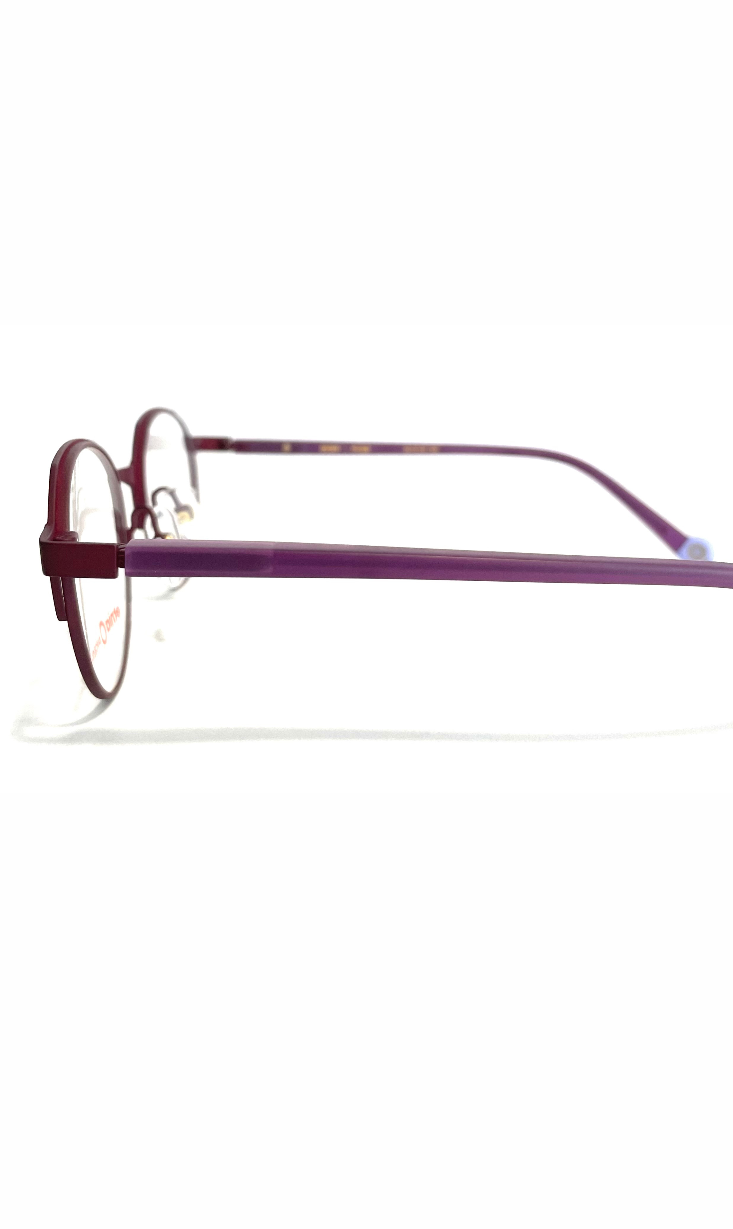 Lunettes Etnia Barcelona violettes à face en métal