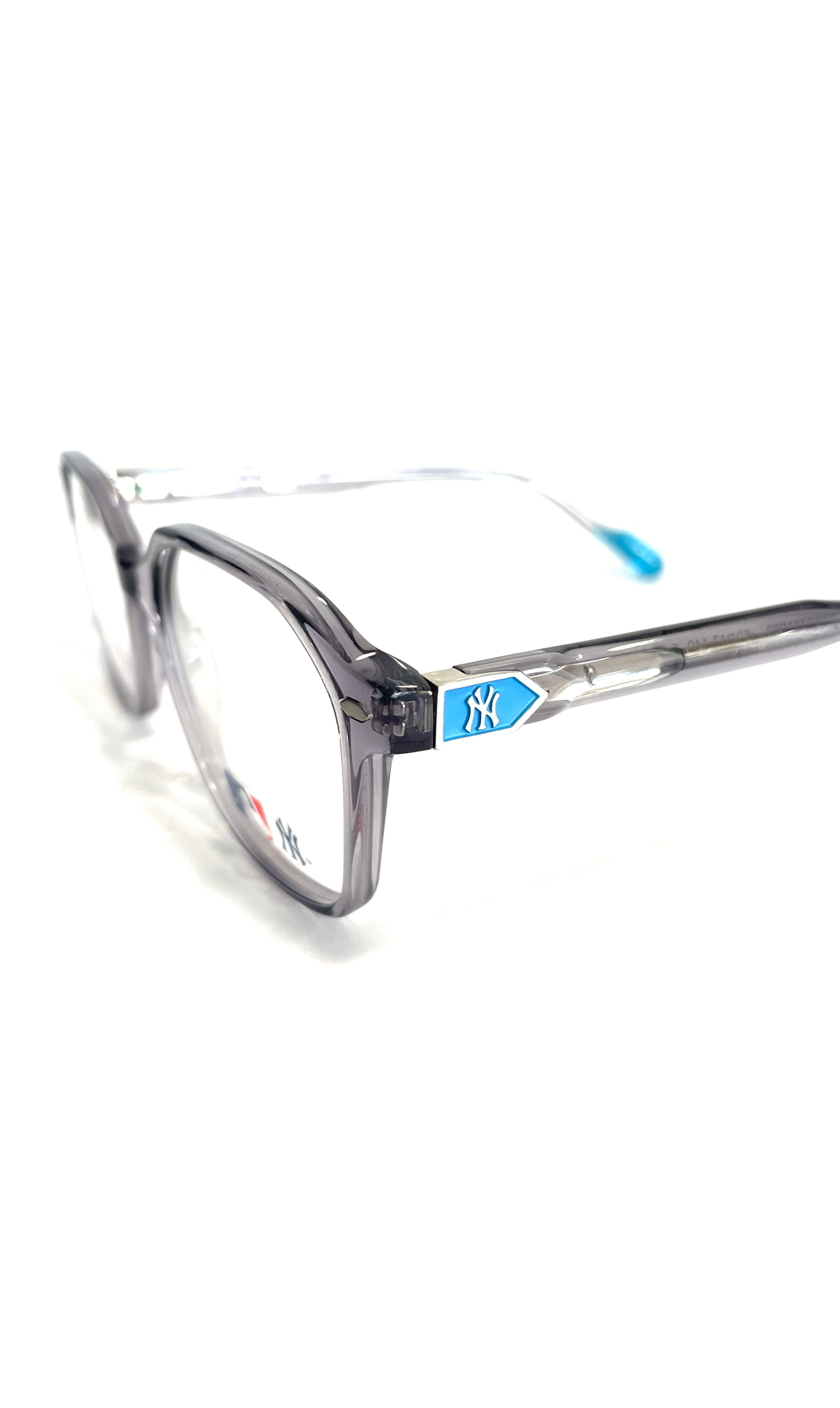Lunettes NYY gris cristal clair et bleues