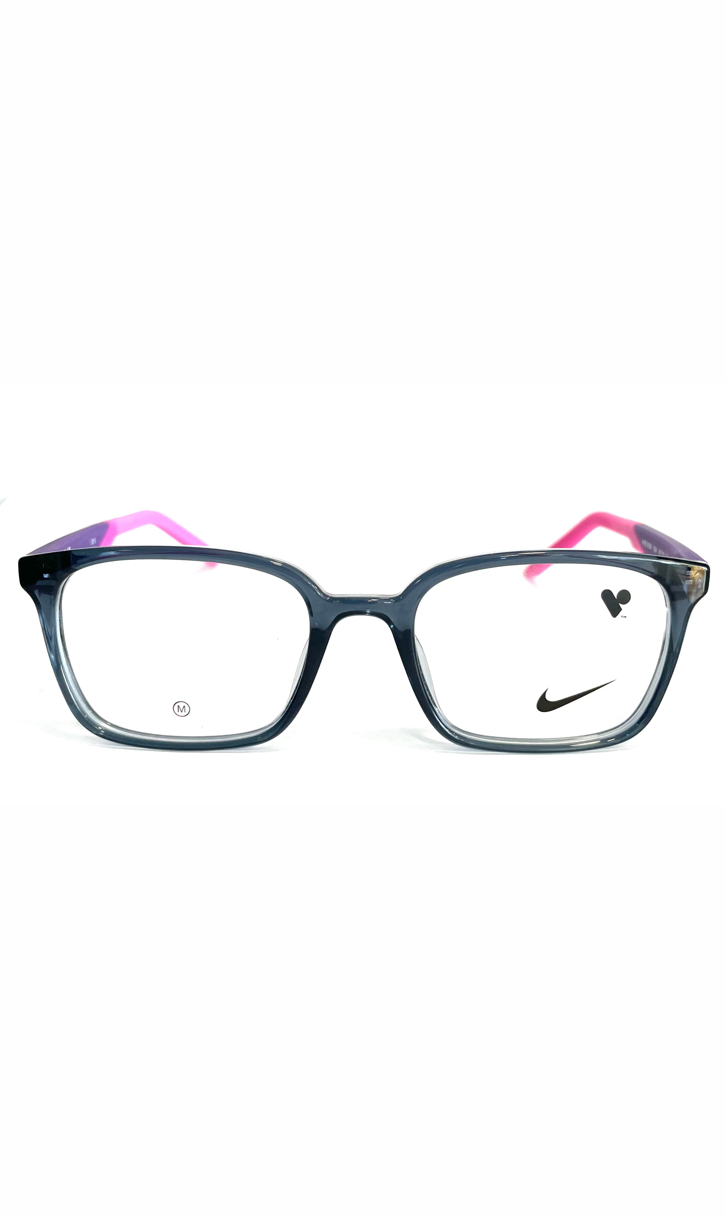 Lunettes Nike Unisexe Noires à branches violettes et roses