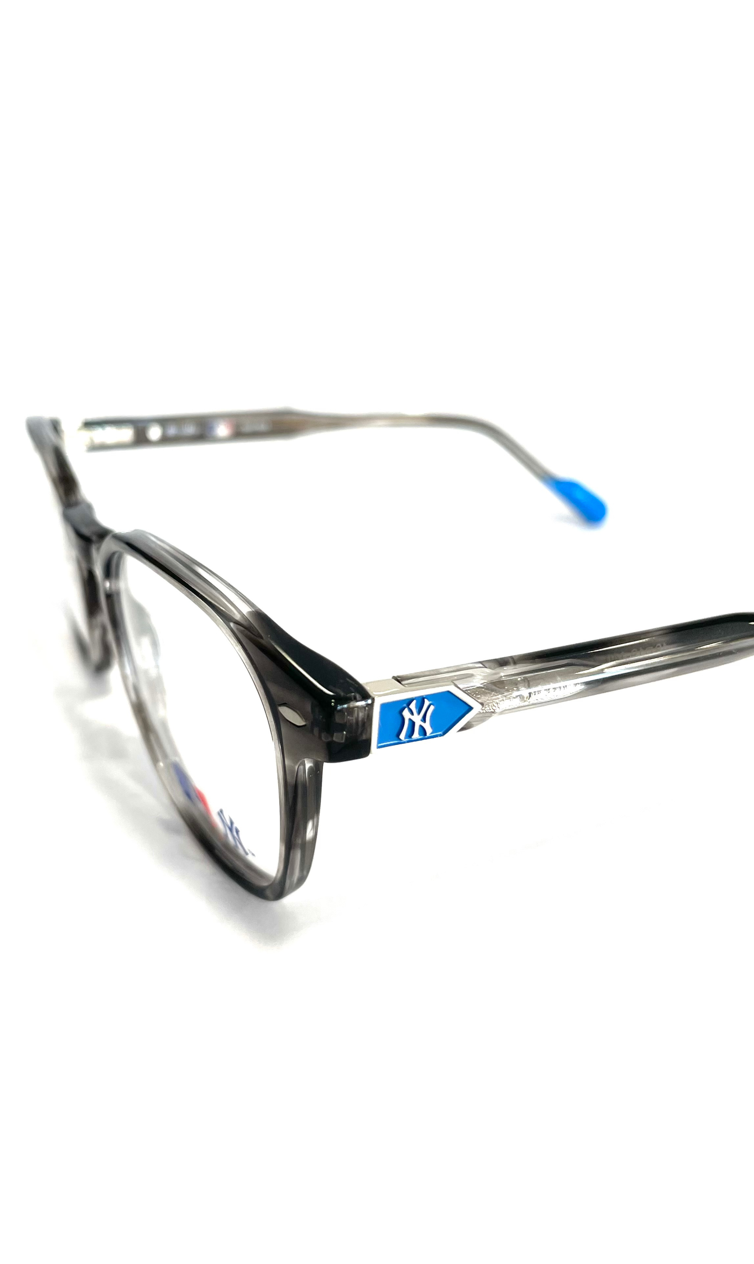 Lunettes NYY gris cristal et bleues