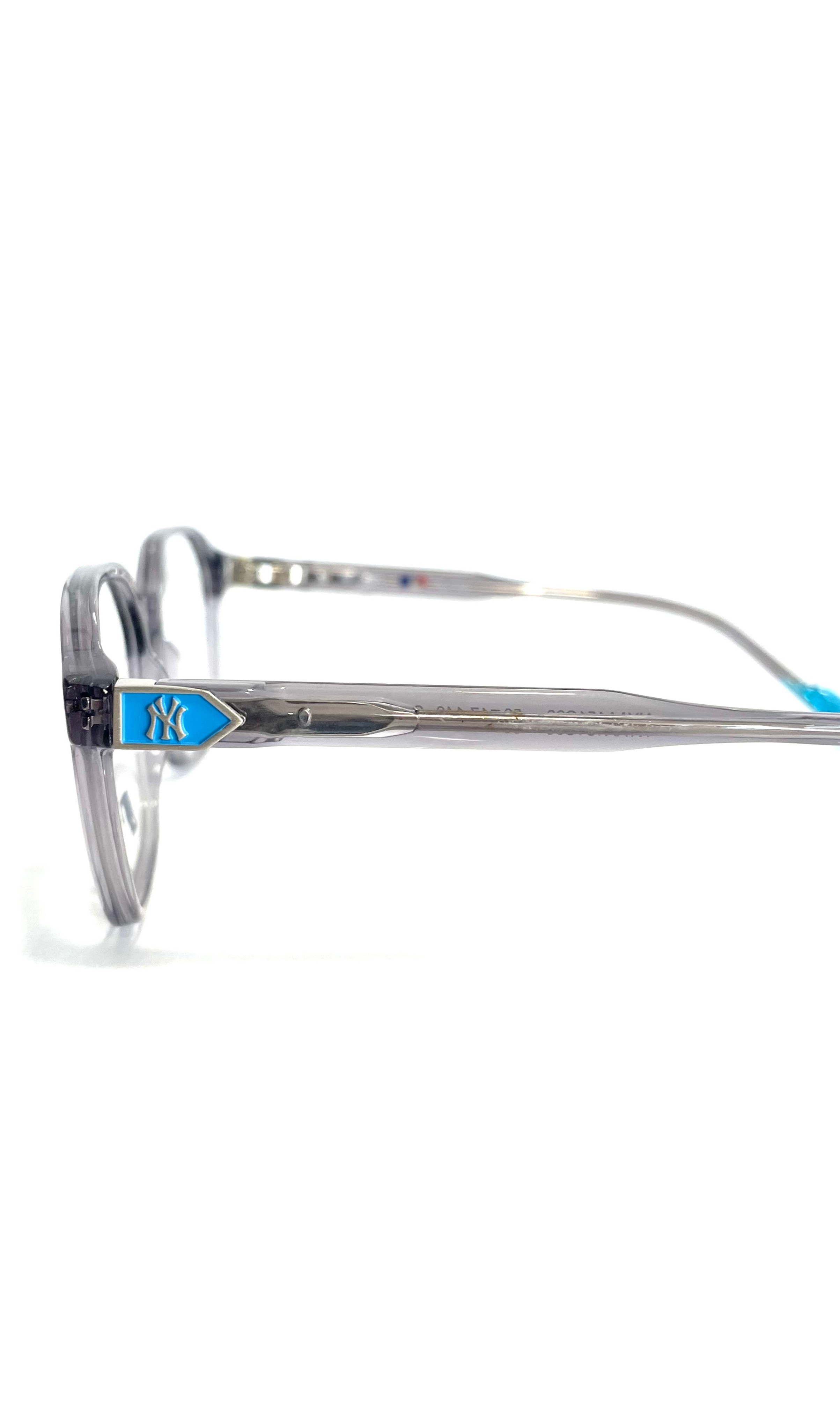 Lunettes NYY gris cristal clair et bleues