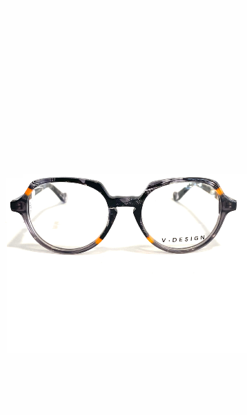 Lunettes V.Design Noires et Oranges 