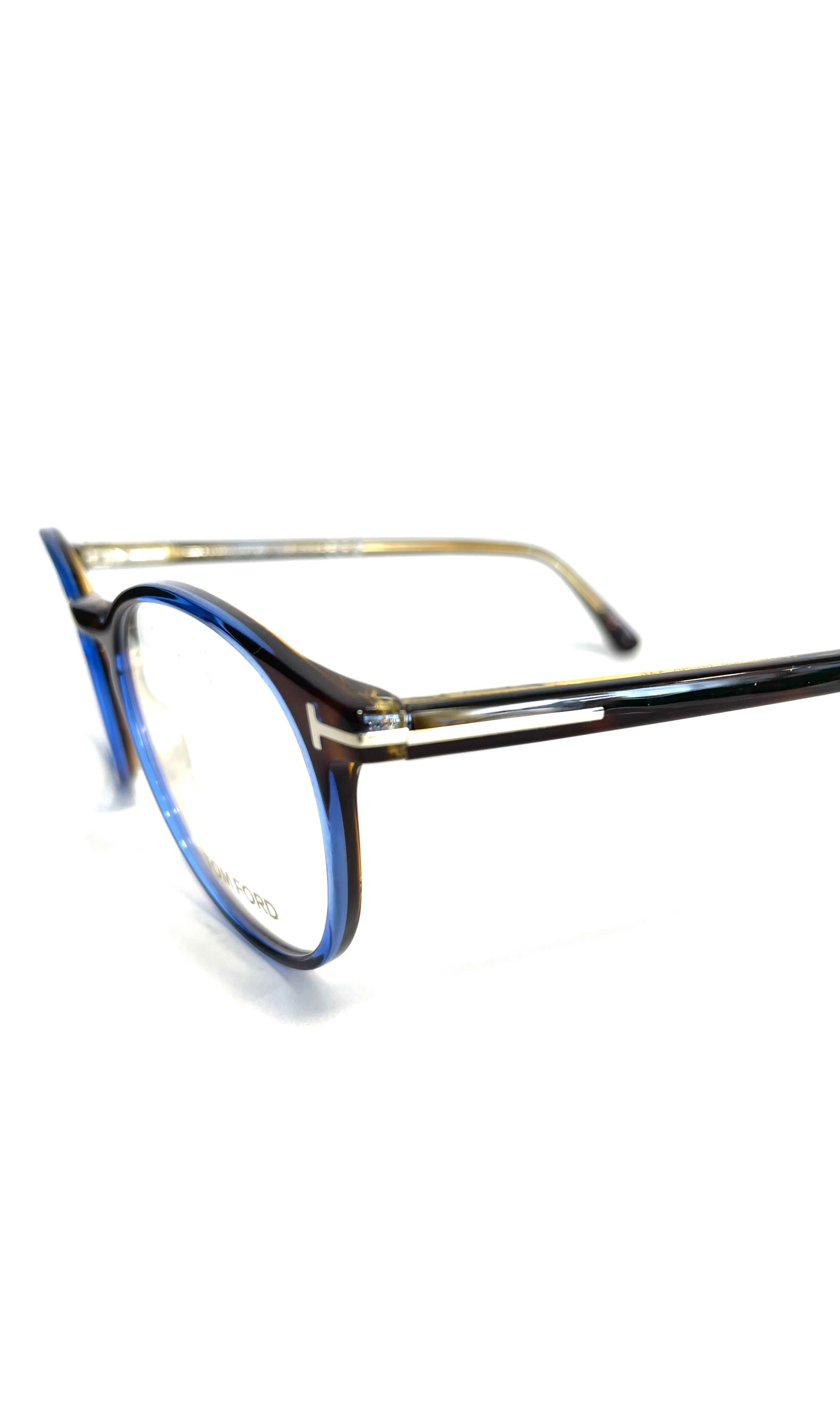 Lunettes Tom Ford noire à reflets bleus et marrons