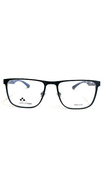 Lunettes Police noires et bleues