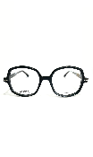 Lunettes noires anguleuse 