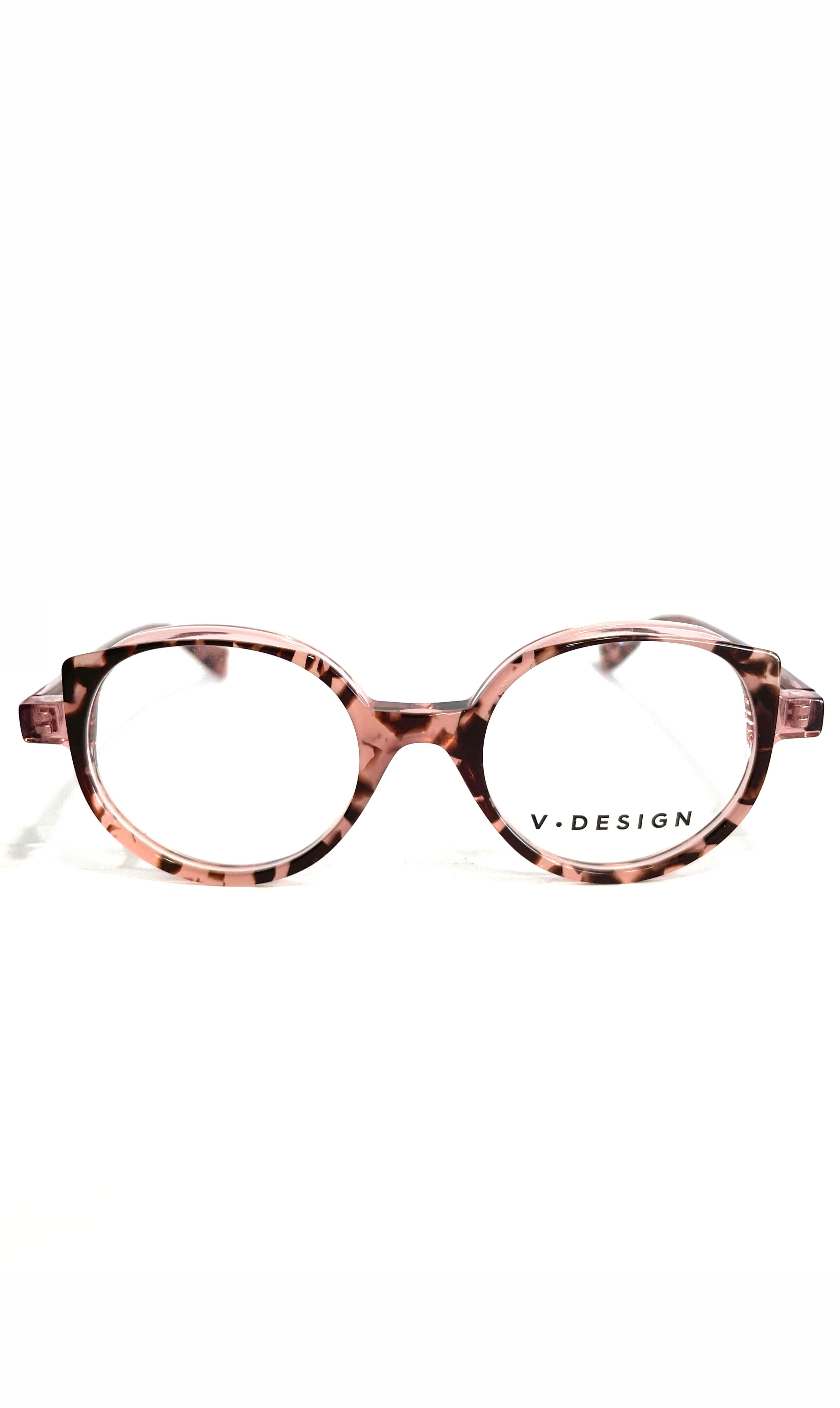 Lunettes V.Design à écailles roses 