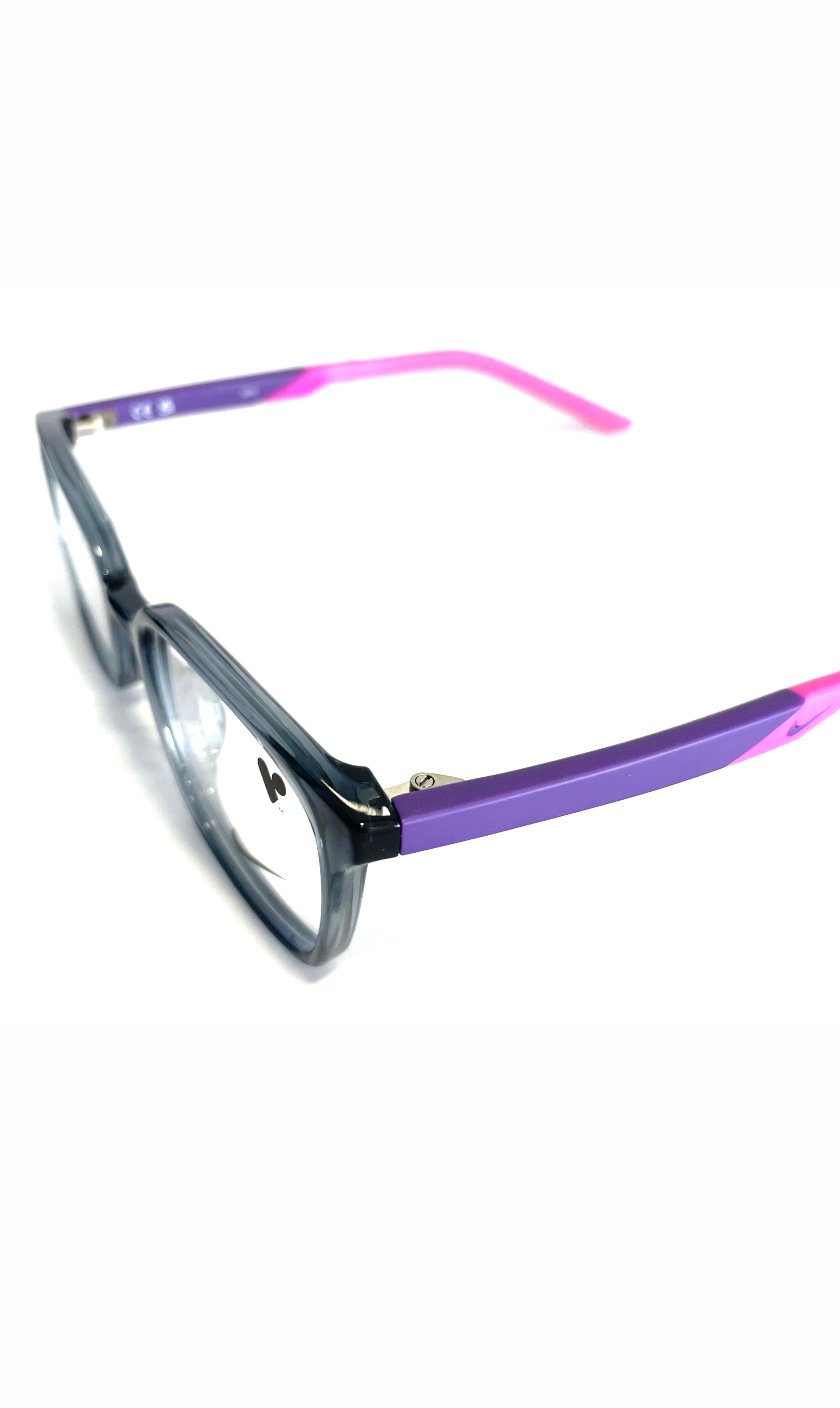 Lunettes Nike Unisexe Noires à branches violettes et roses