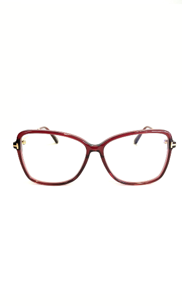 Lunettes papillons rouges