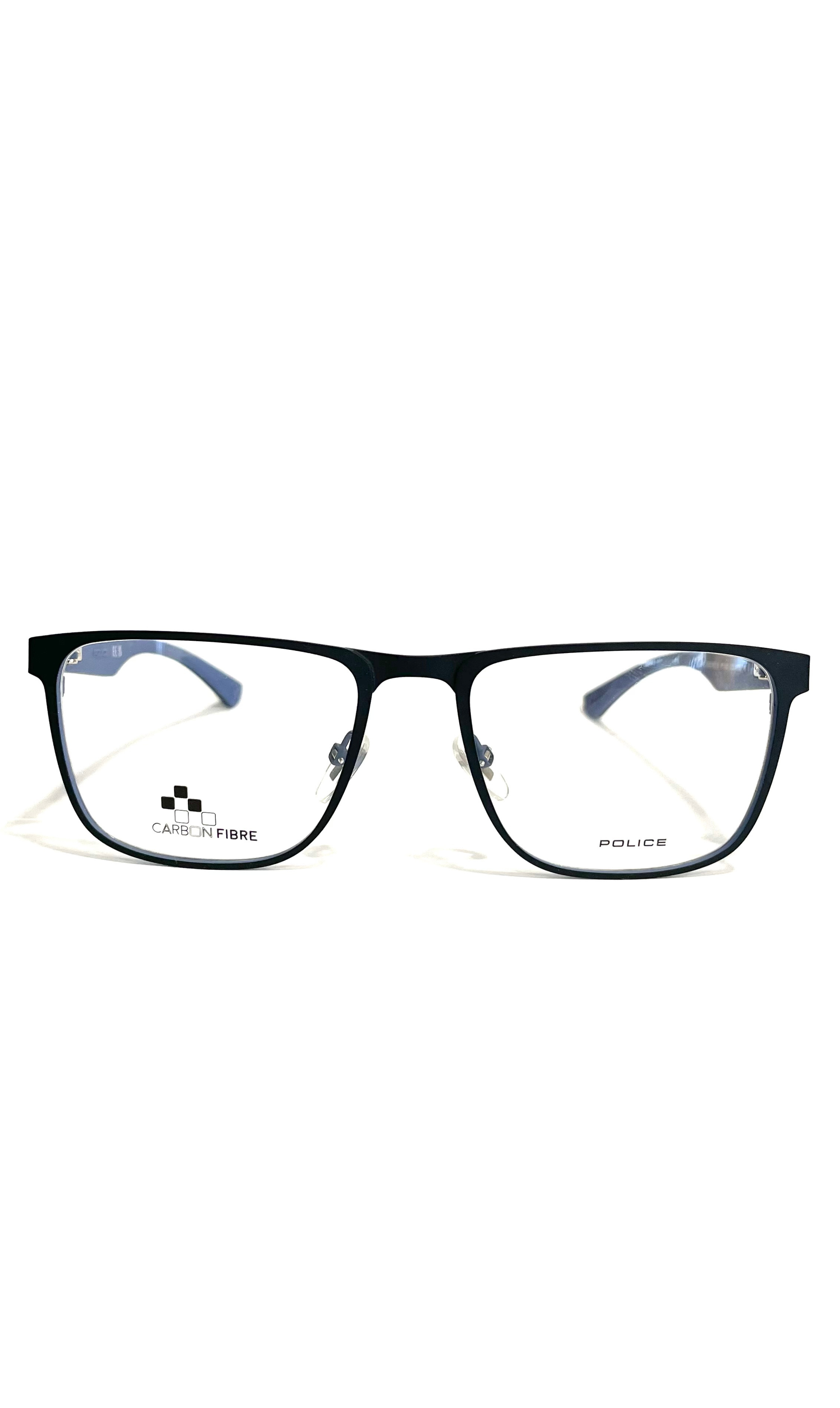Lunettes Police noires et bleues
