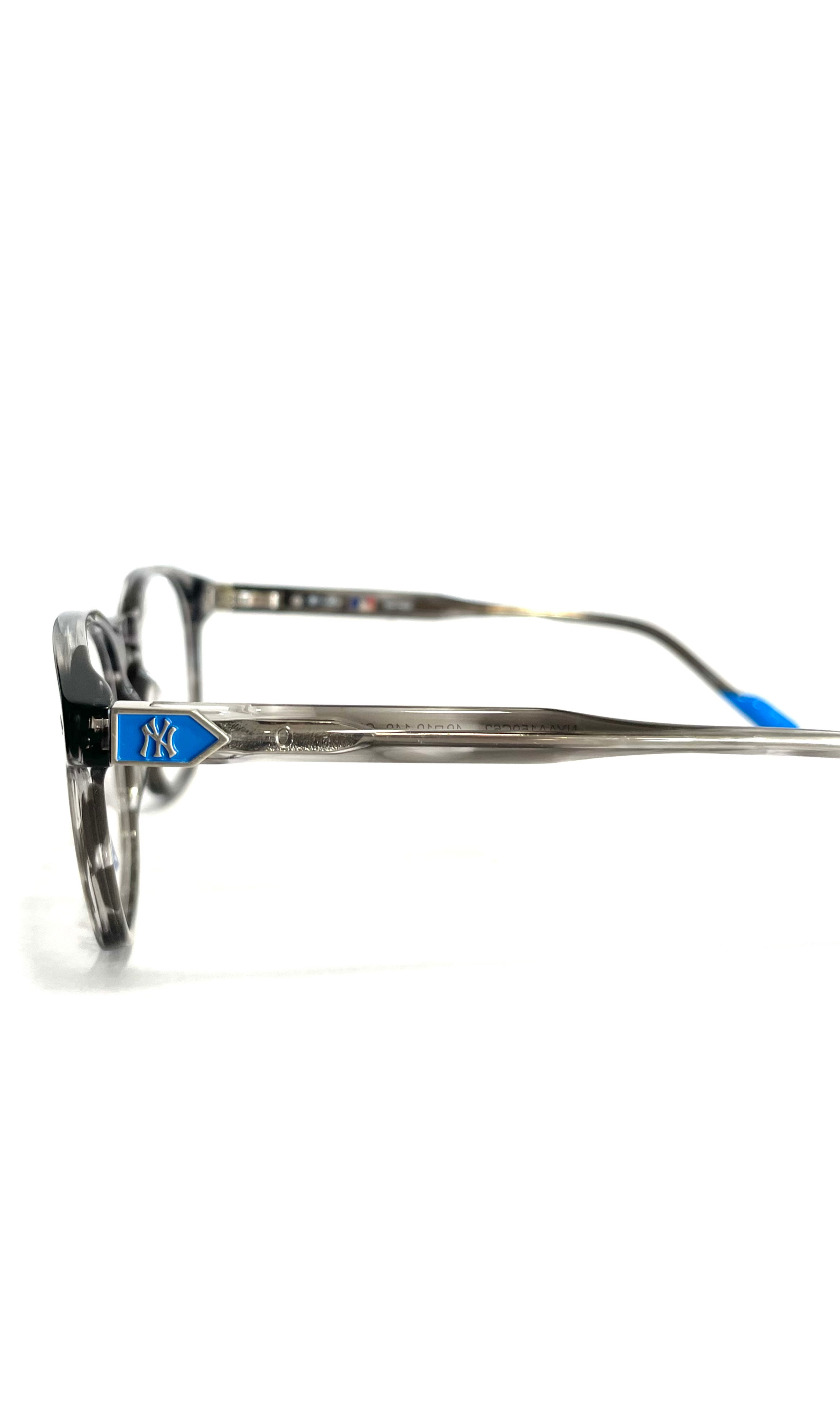 Lunettes NYY gris cristal et bleues