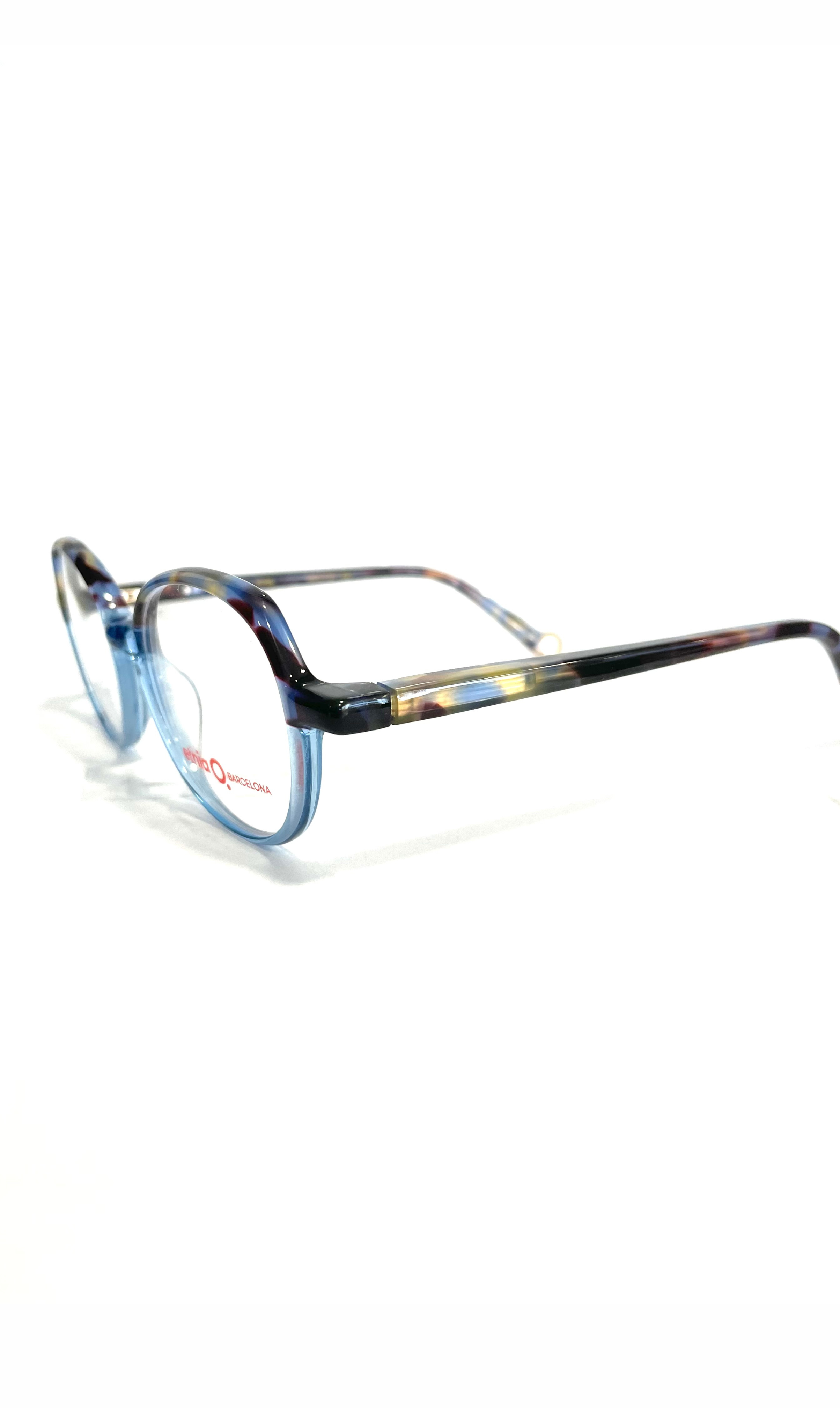 Lunettes Etnia Barcelona bleues à motifs