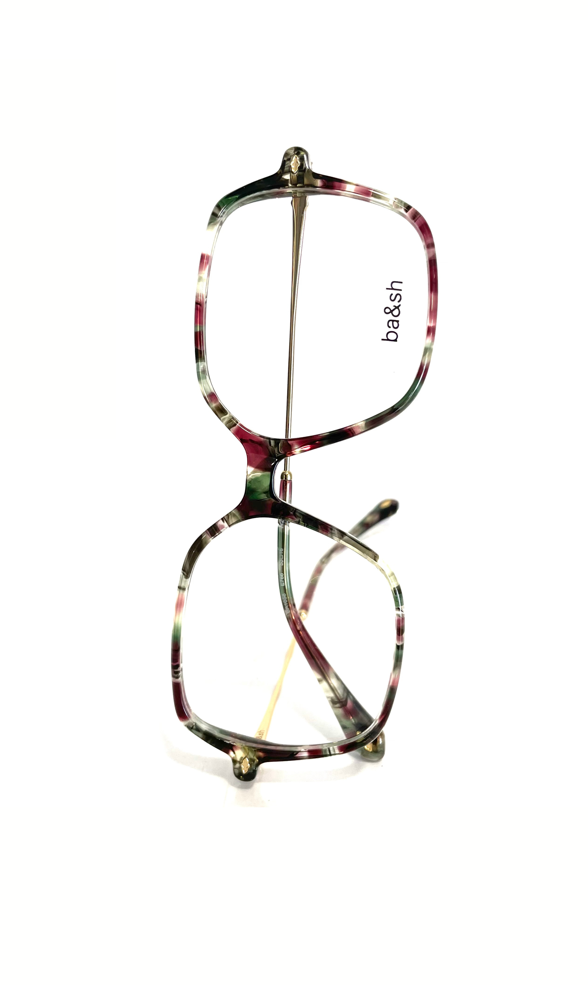 Lunettes motifs violet/vert