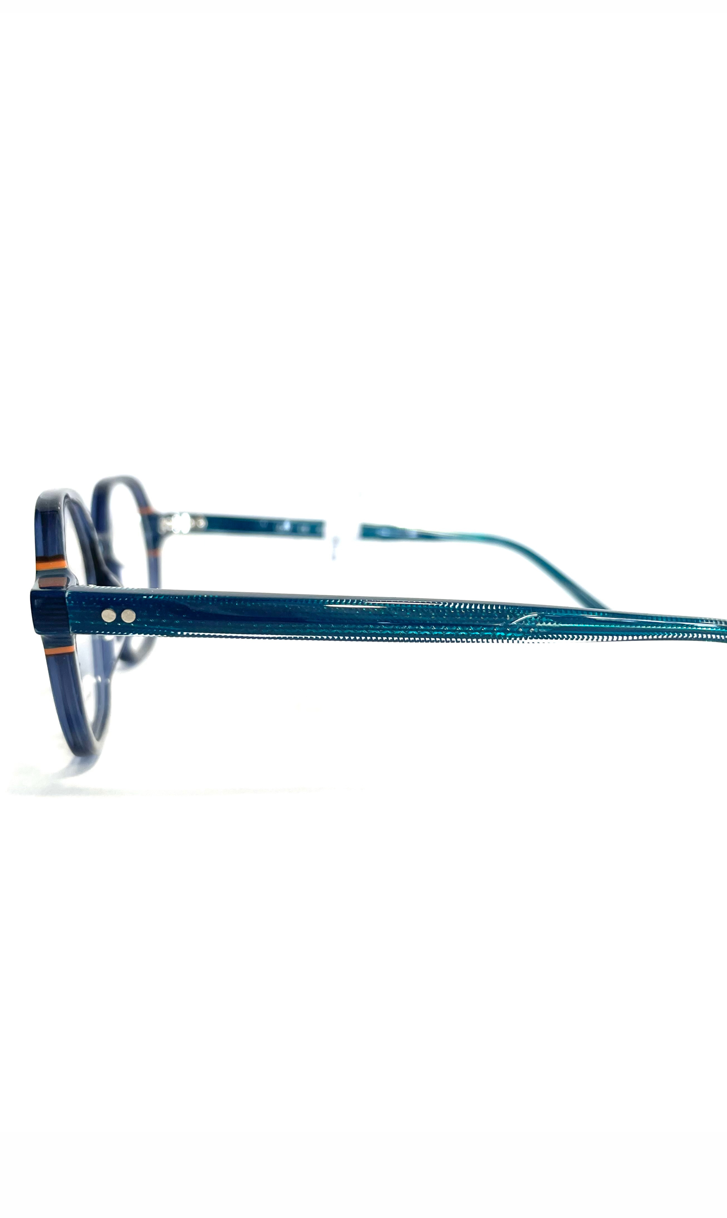 Lunettes TiLou bleues pentagonales