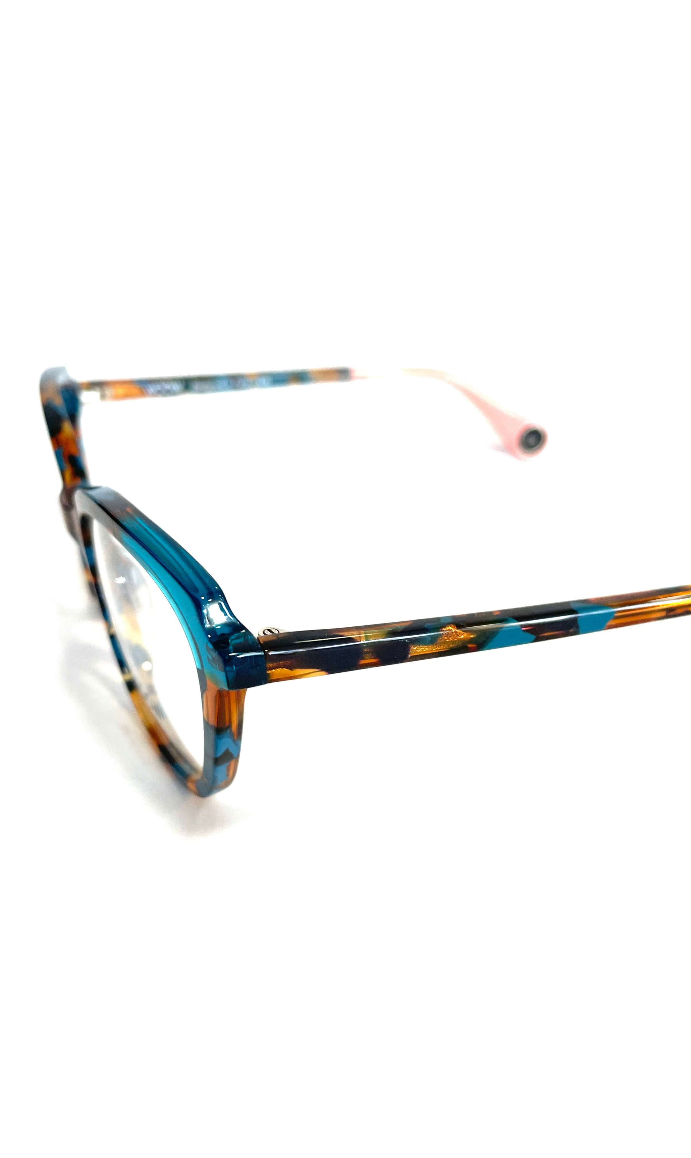 Lunettes Woow à écaille bleue/marron
