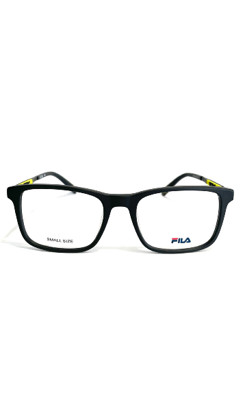 Lunettes Fila noires et jaunes
