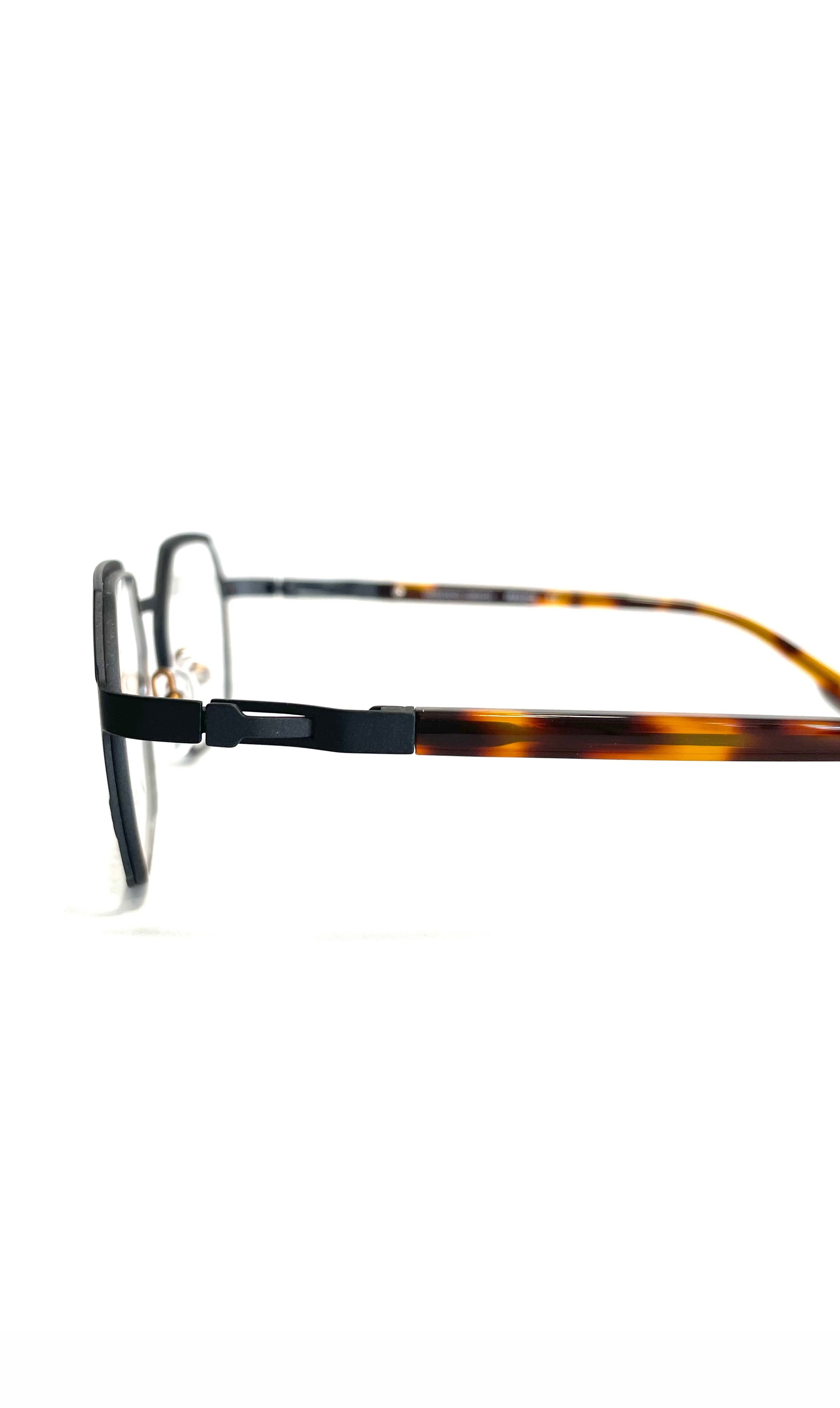 Lunettes V.Design en métal à branche écaillées