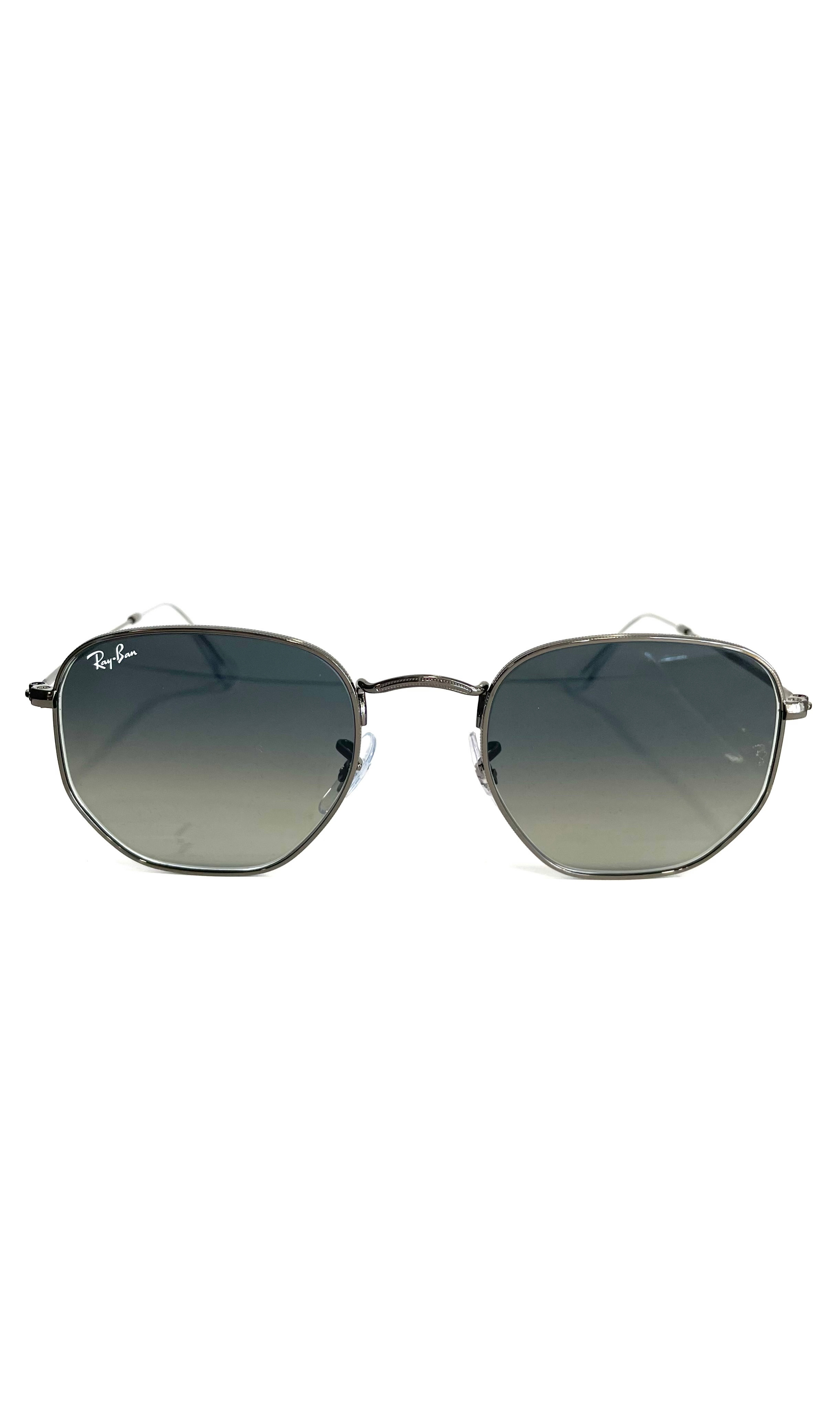 Lunettes de soleil RayBan en métal gris