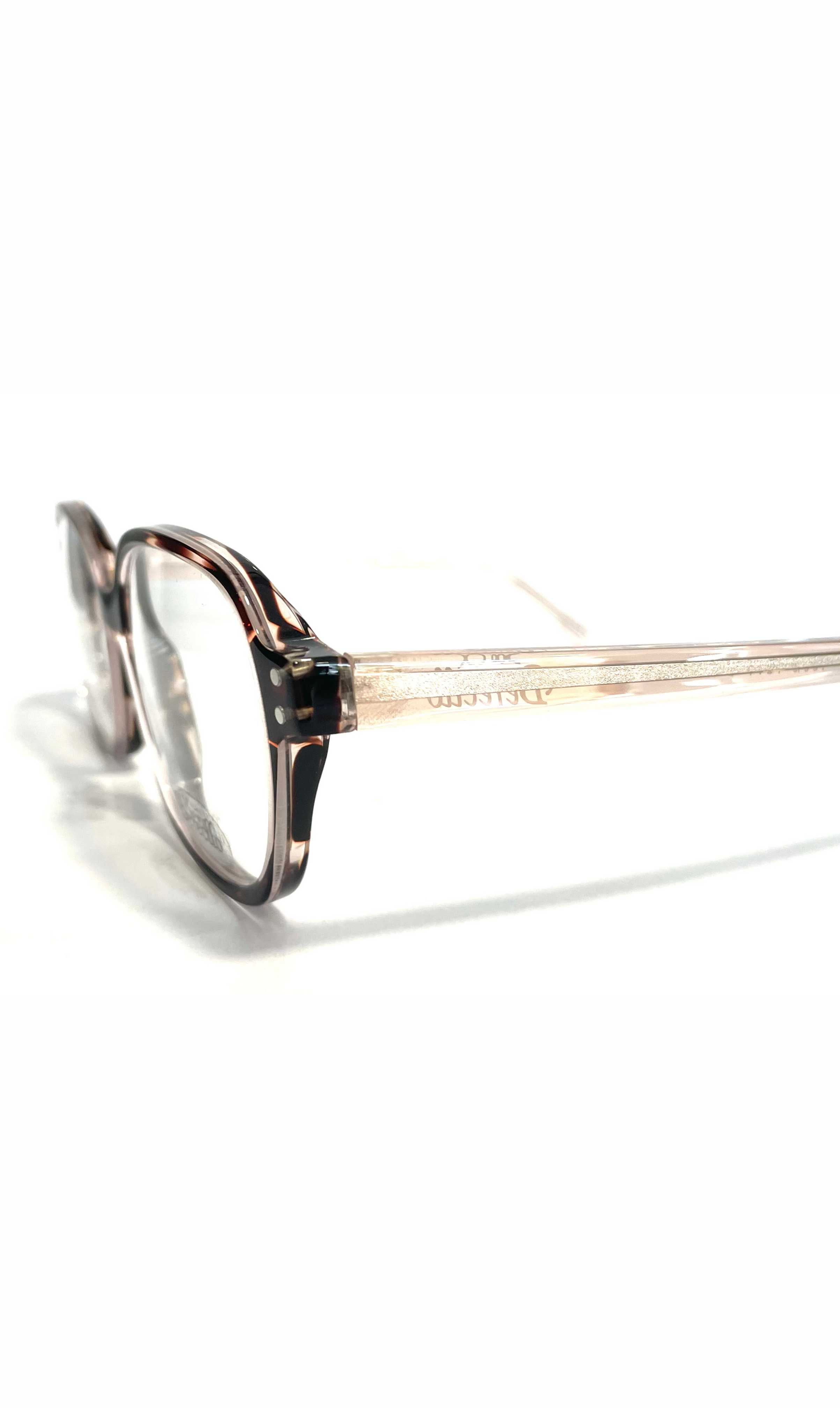 Lunettes Atelier Berecllo Rectangulaires à branche cristal rose
