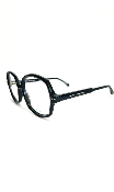 Lunettes noires anguleuse 