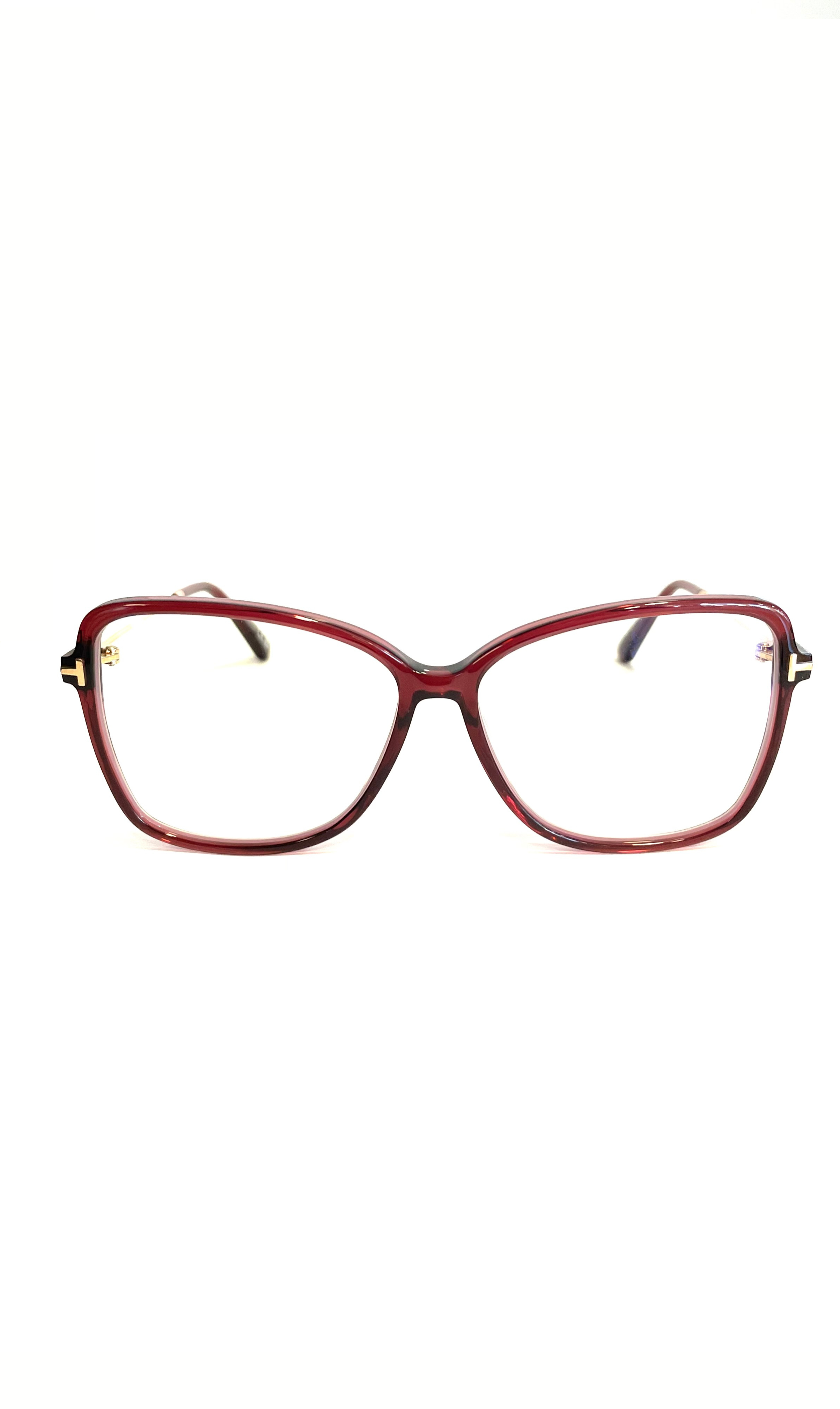 Lunettes papillons rouges