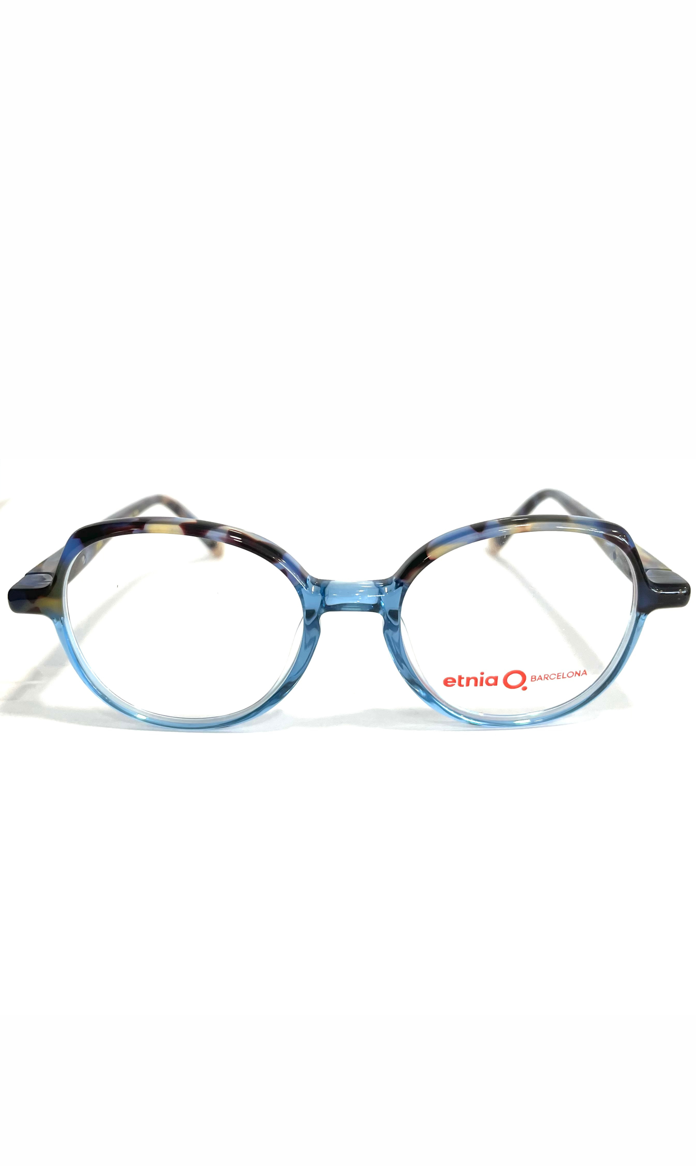 Lunettes Etnia Barcelona bleues à motifs