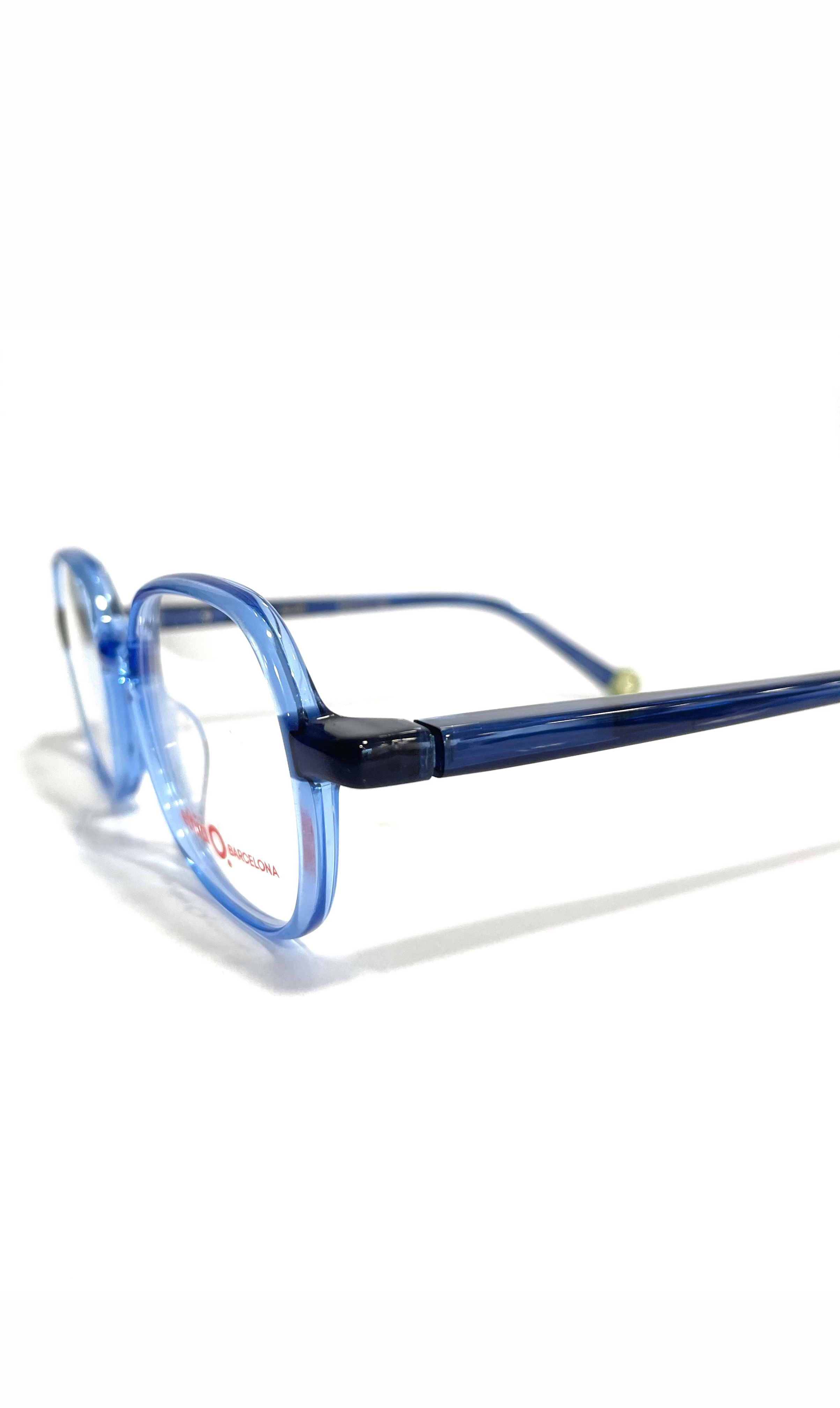 Lunettes Etnia Barcelona à face bleue cristale 