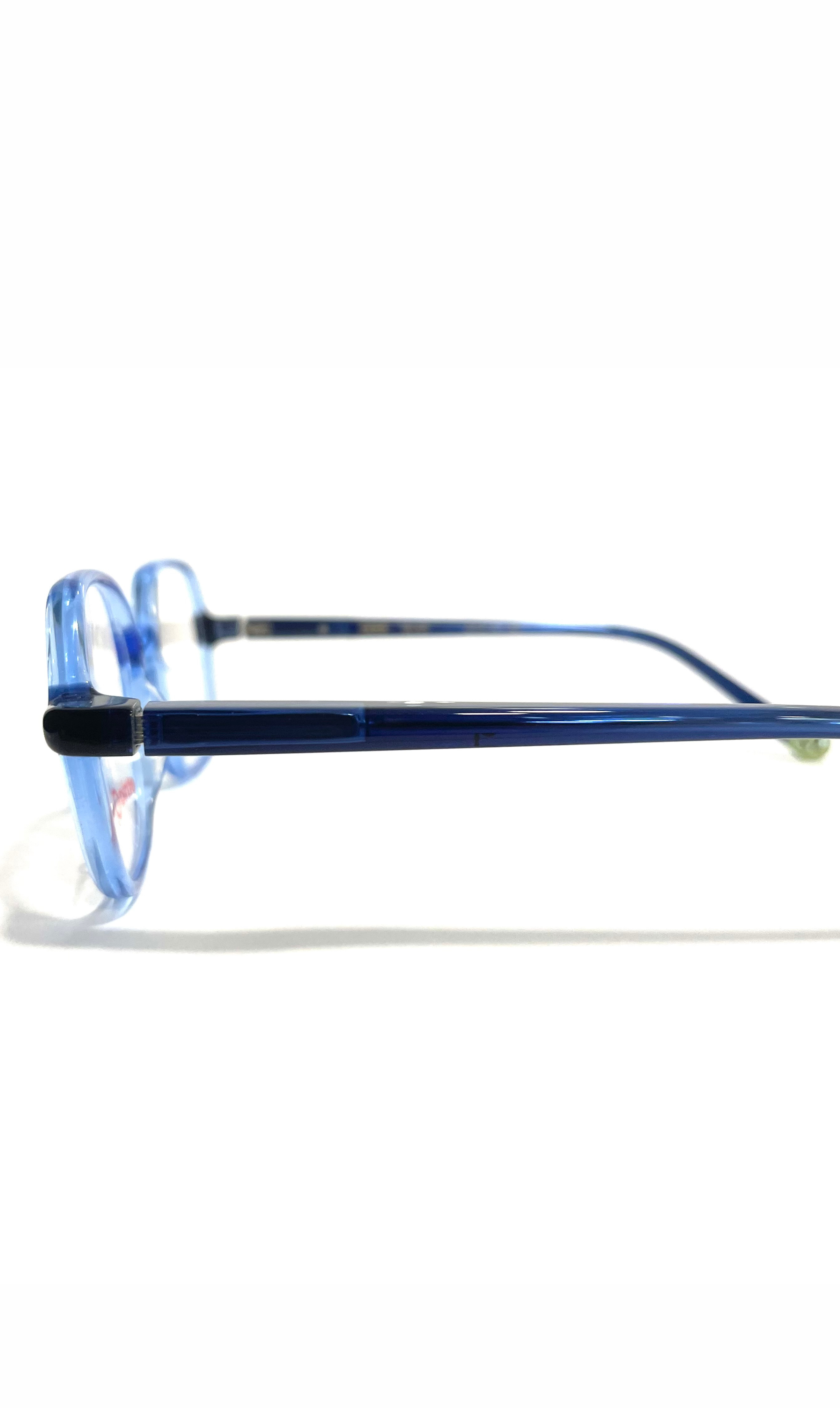 Lunettes Etnia Barcelona à face bleue cristale 