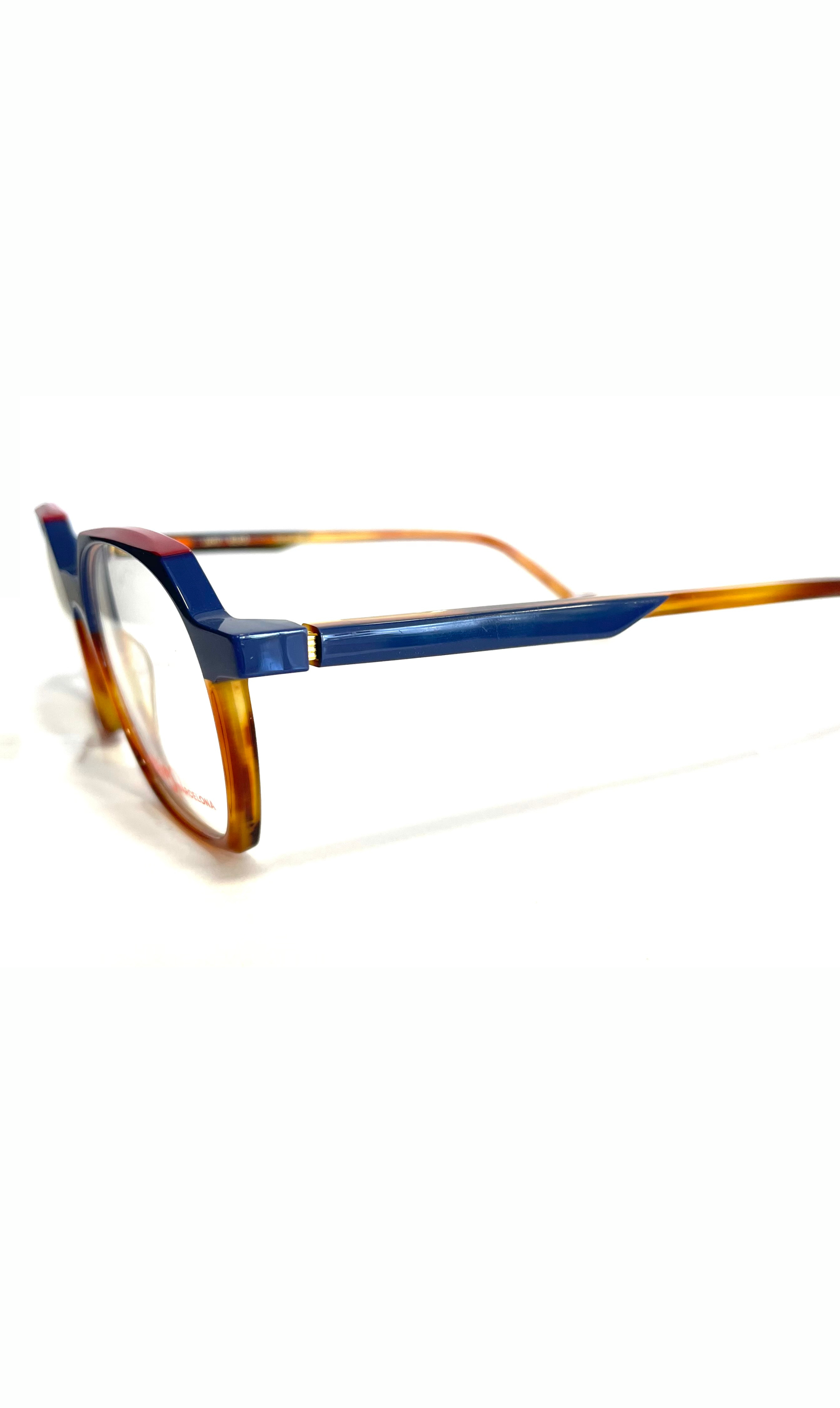 Lunettes hexagonales multicolores