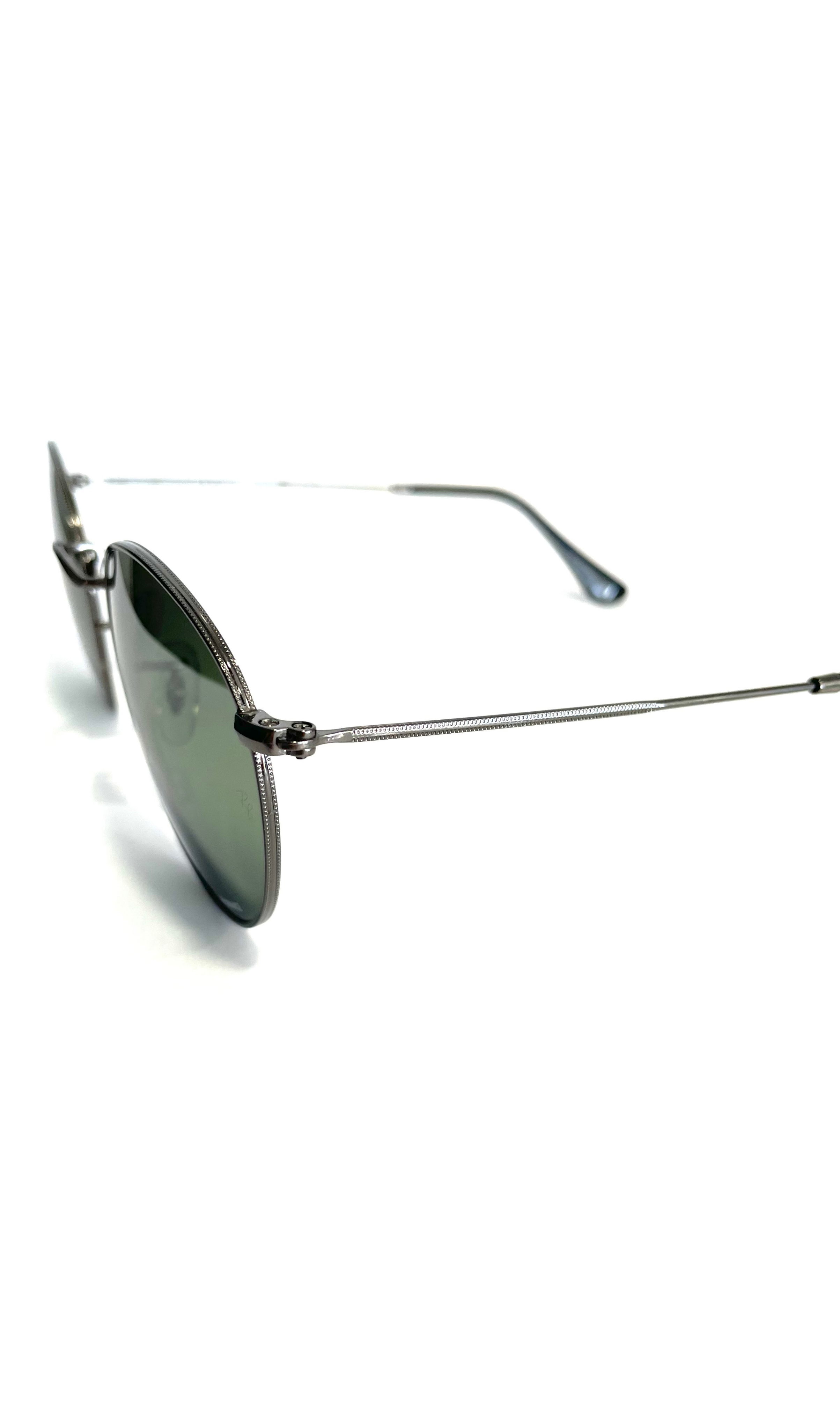 Lunettes de soleil RayBan en métal gris 