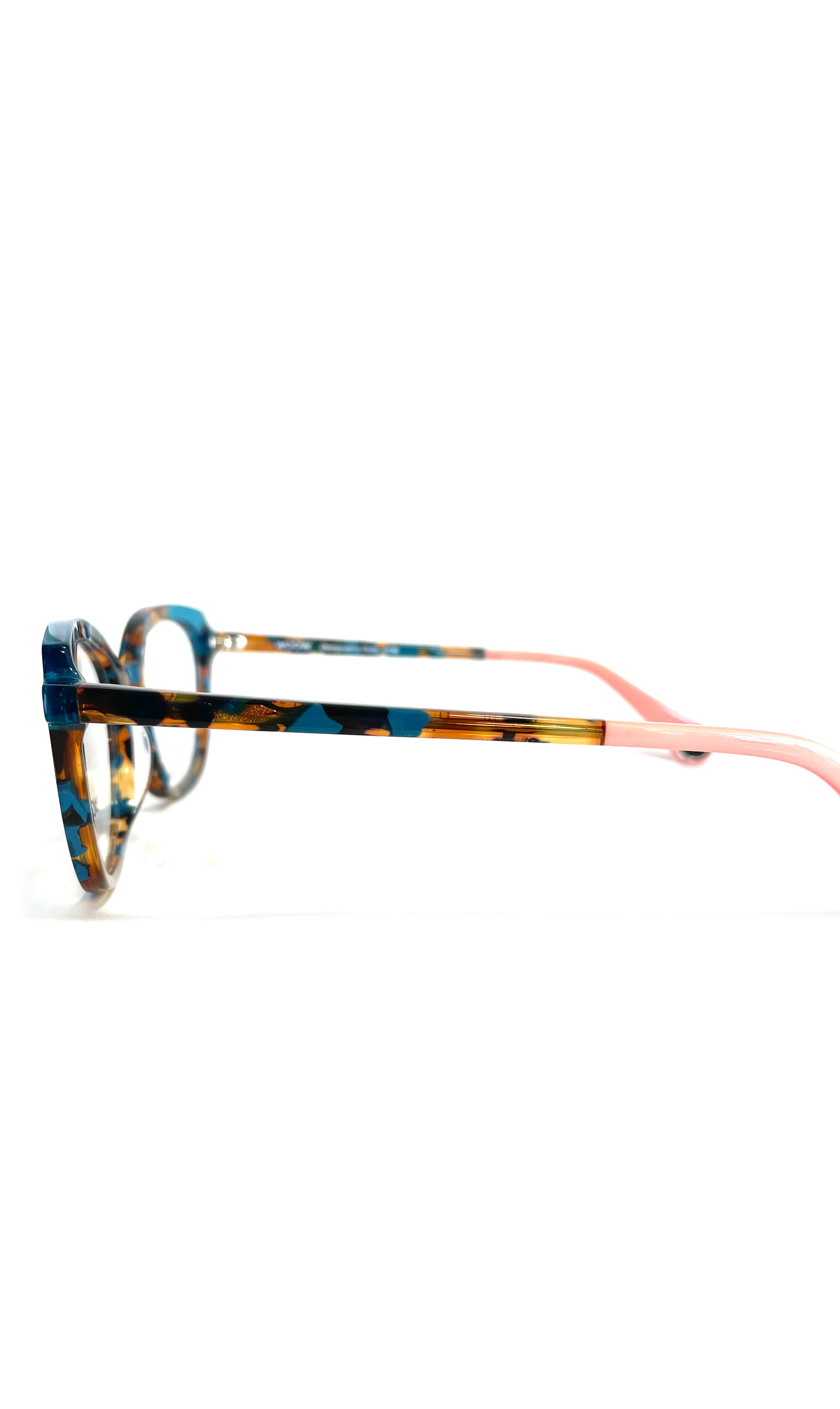 Lunettes Woow à écaille bleue/marron