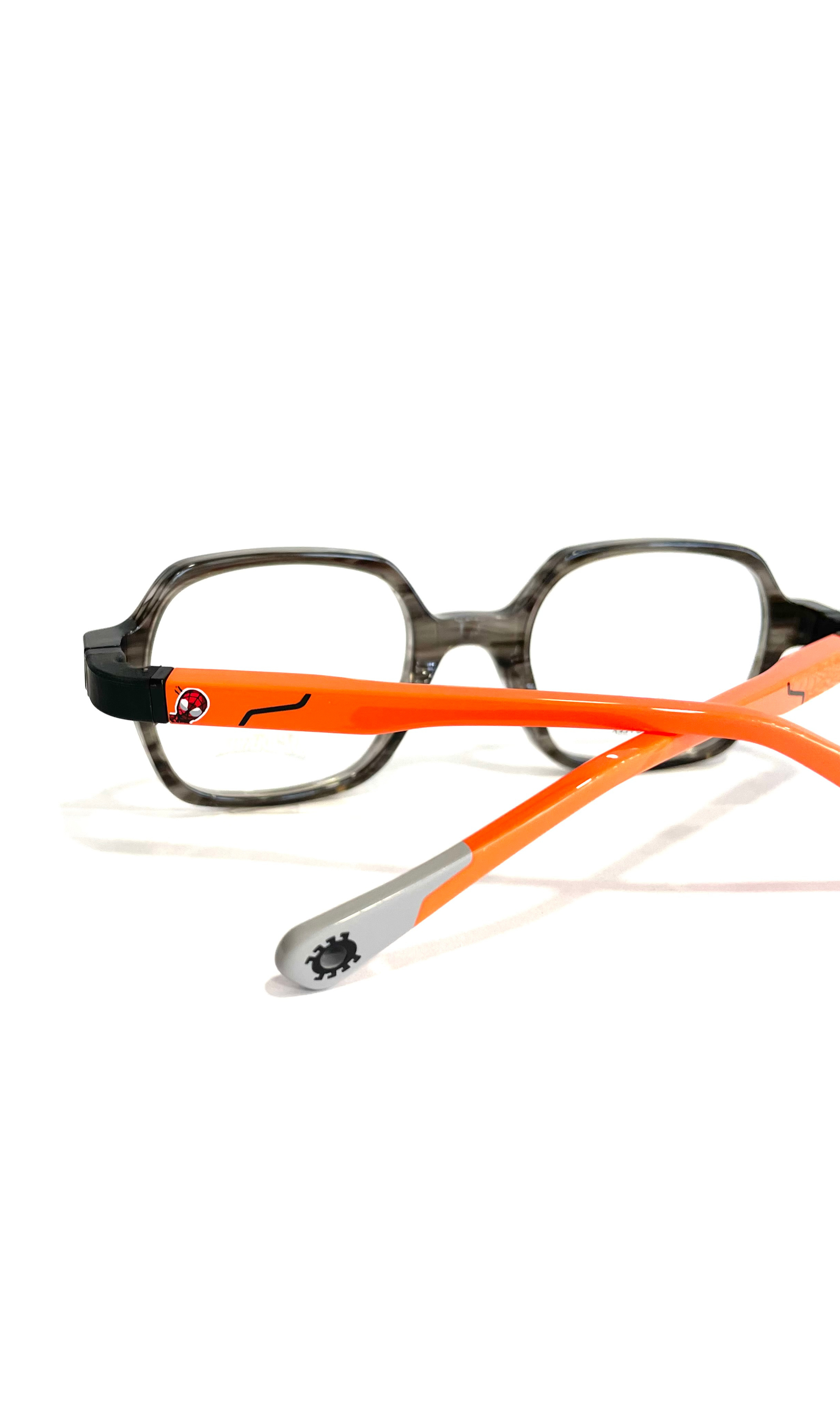 Lunettes Spider-man oranges et grises pour petit
