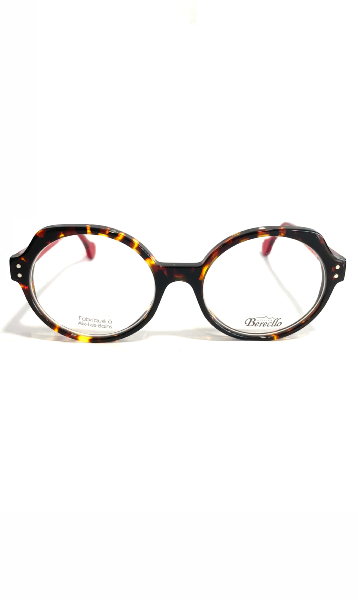 Lunettes Atelier Berecllo rondes à motif écaillé