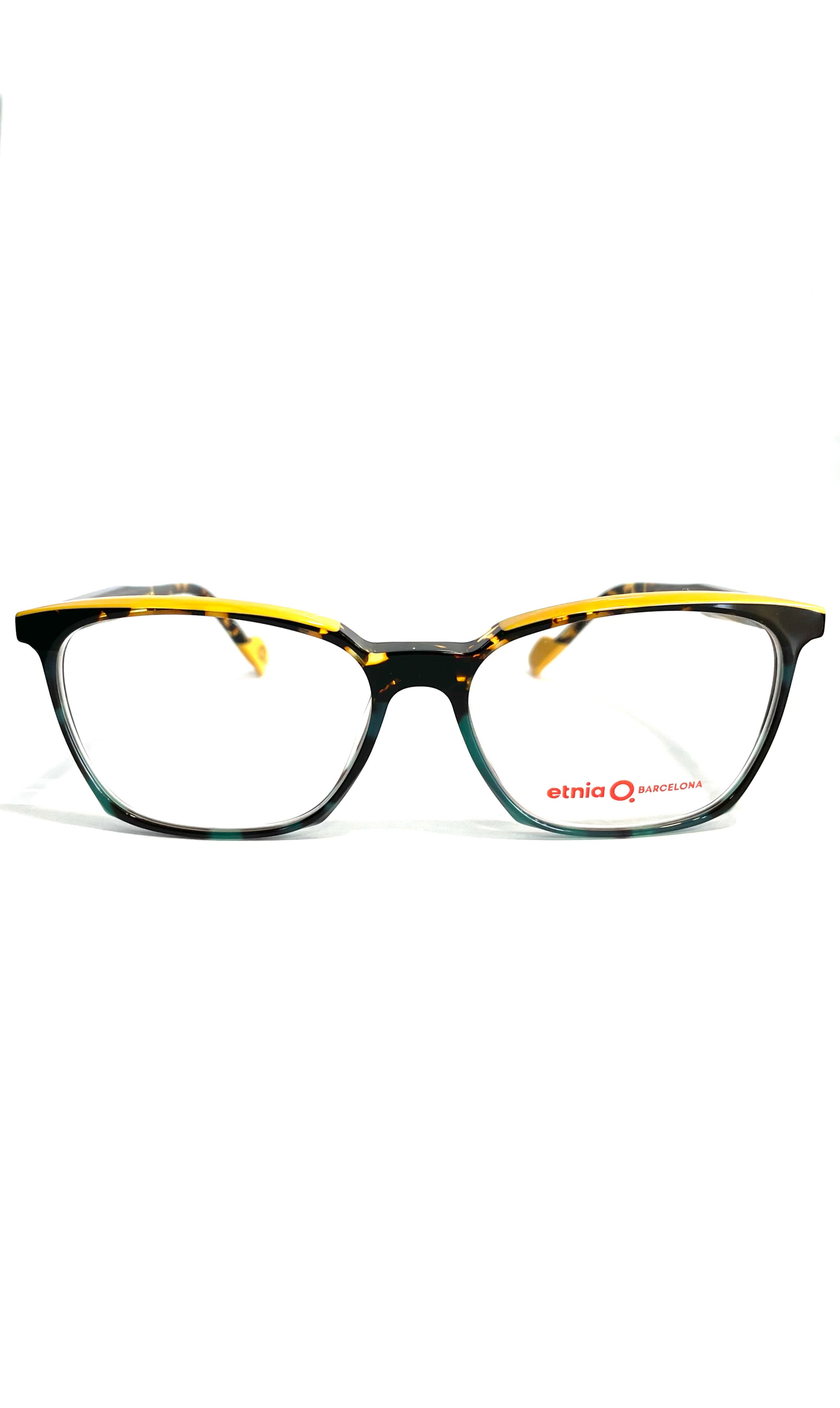 Lunettes à motif jaune/bleu