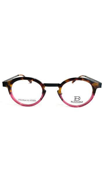 Lunettes Bloomdale roses et à motif écaille