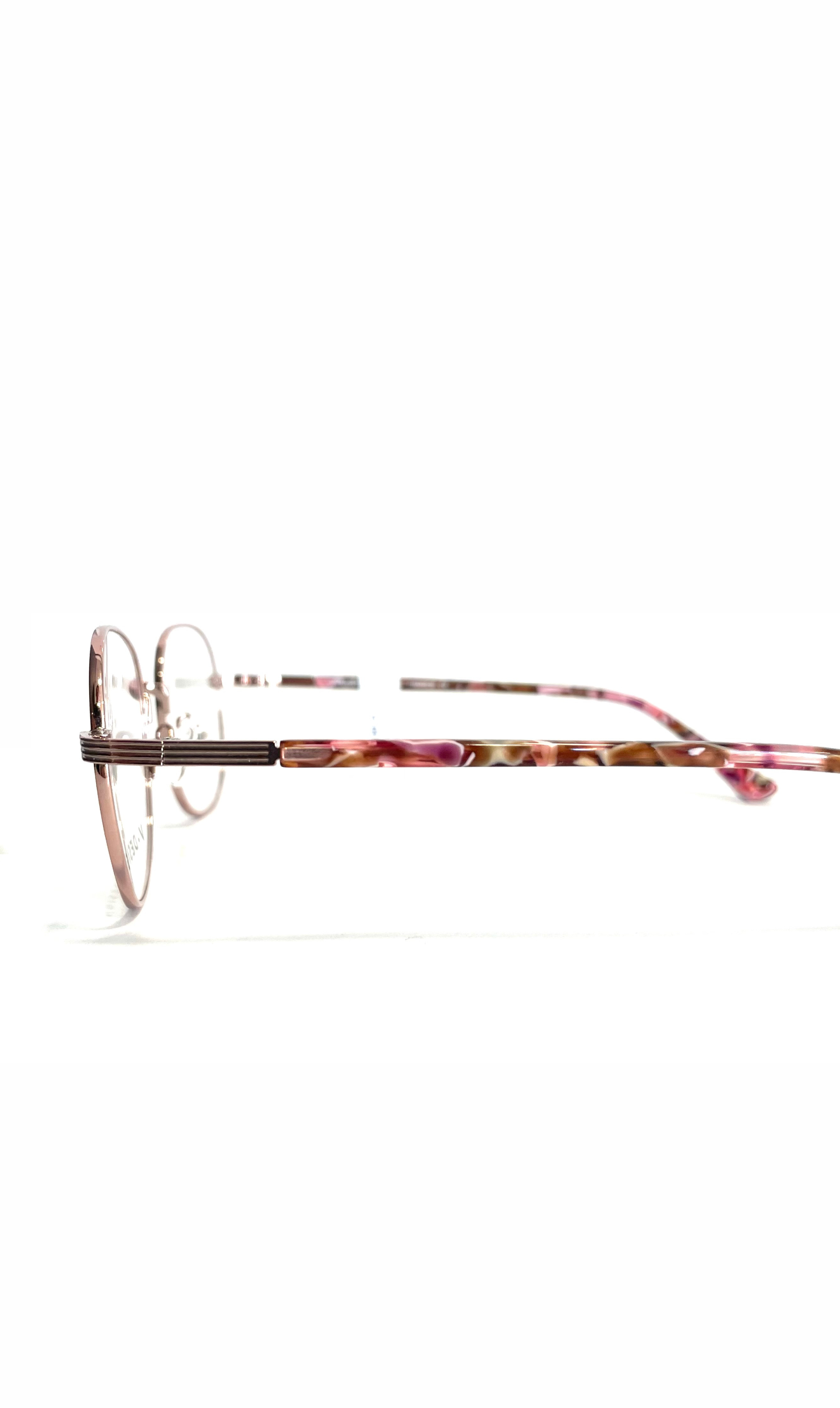 Lunettes V.Design en métal rose