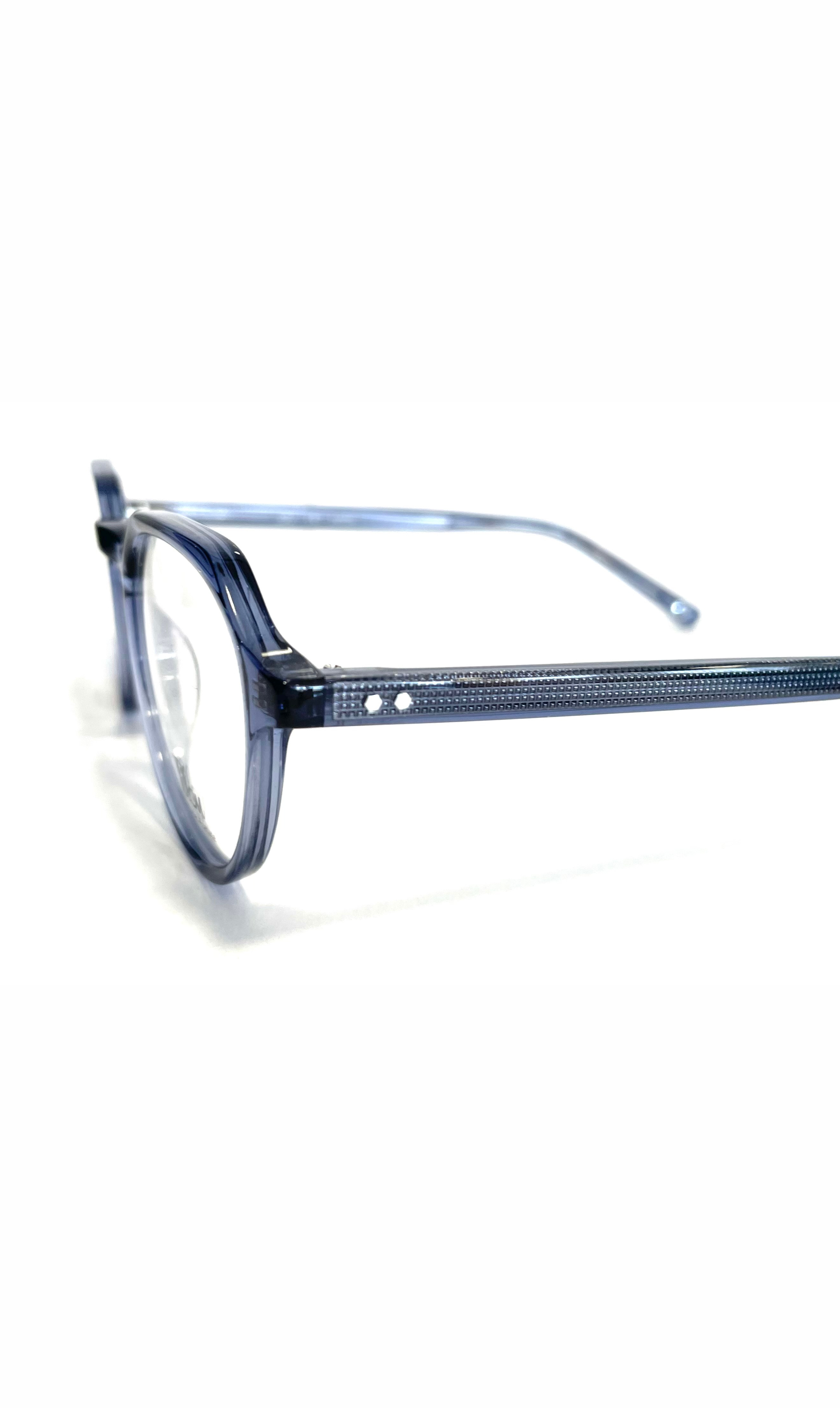 Lunettes Tilou bleues à clips solaire