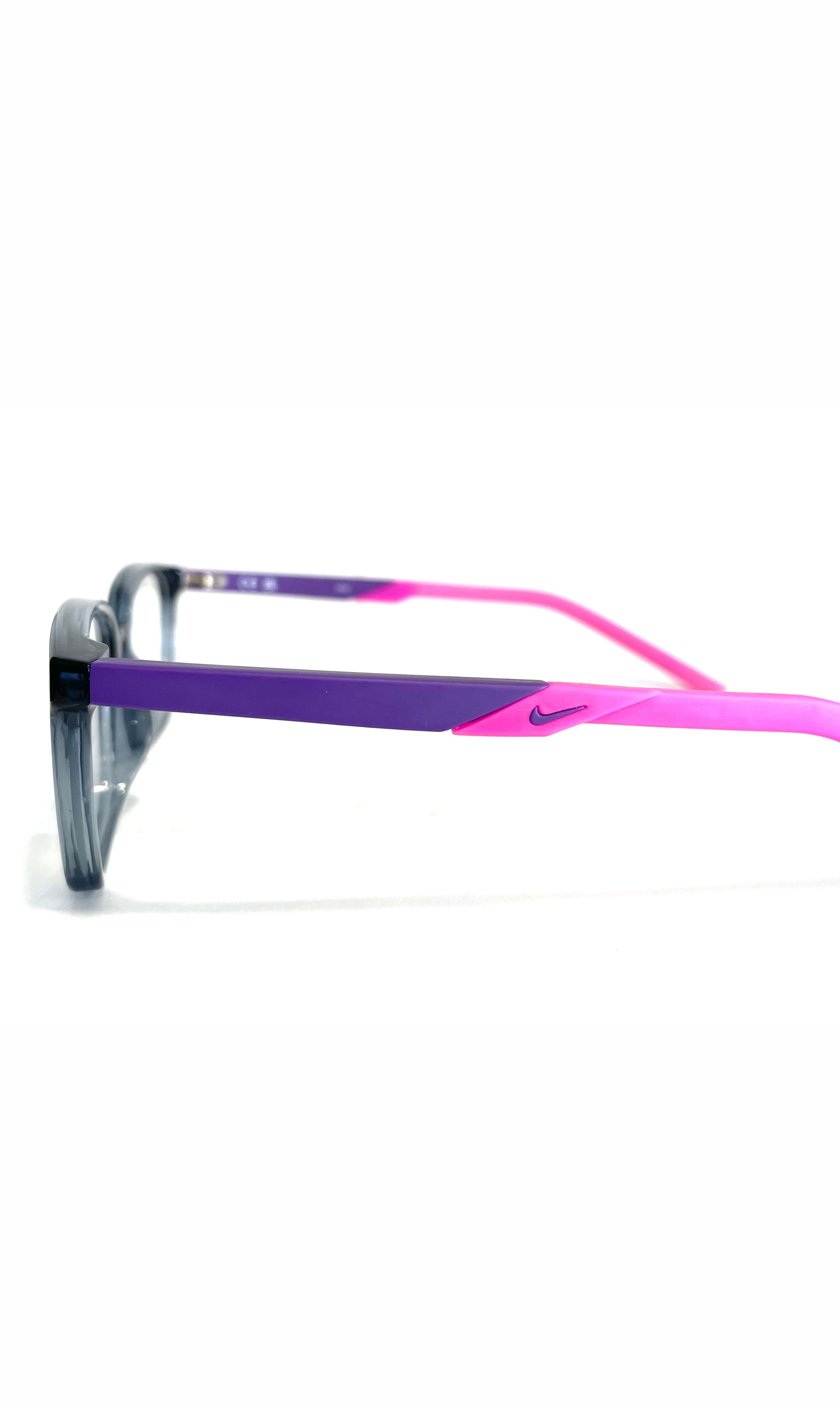 Lunettes Nike Unisexe Noires à branches violettes et roses