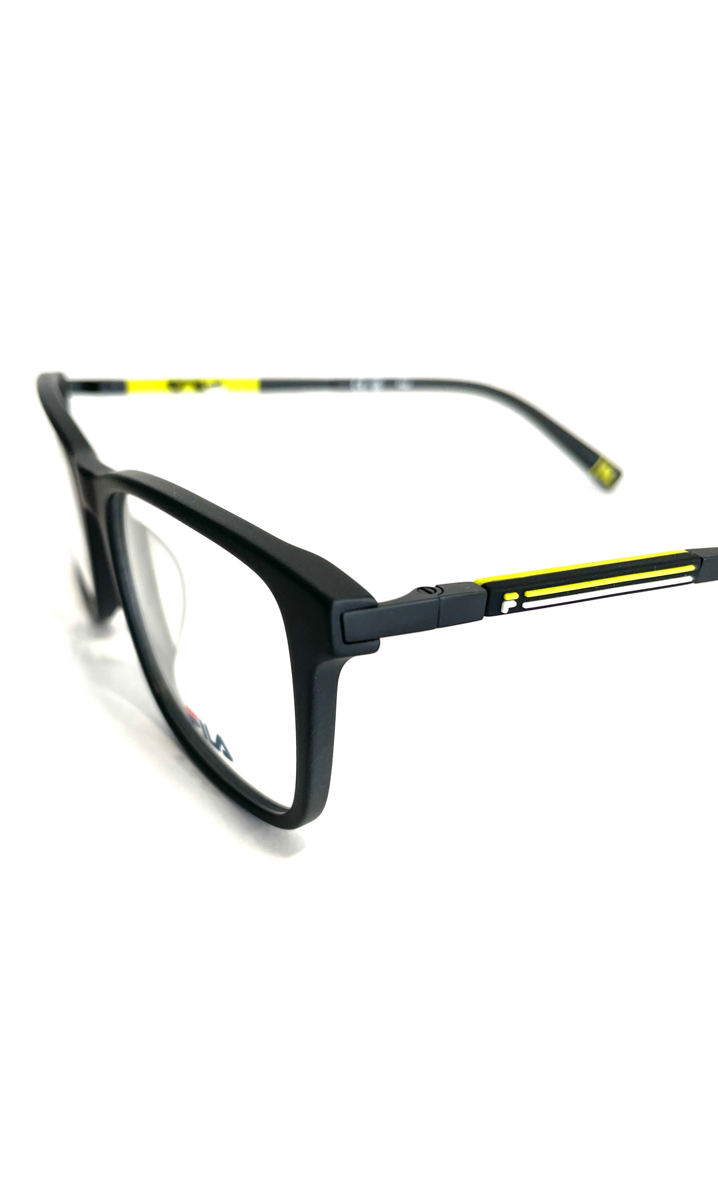 Lunettes Fila noires et jaunes