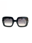 Lunettes de soleil Rectangle Noire
