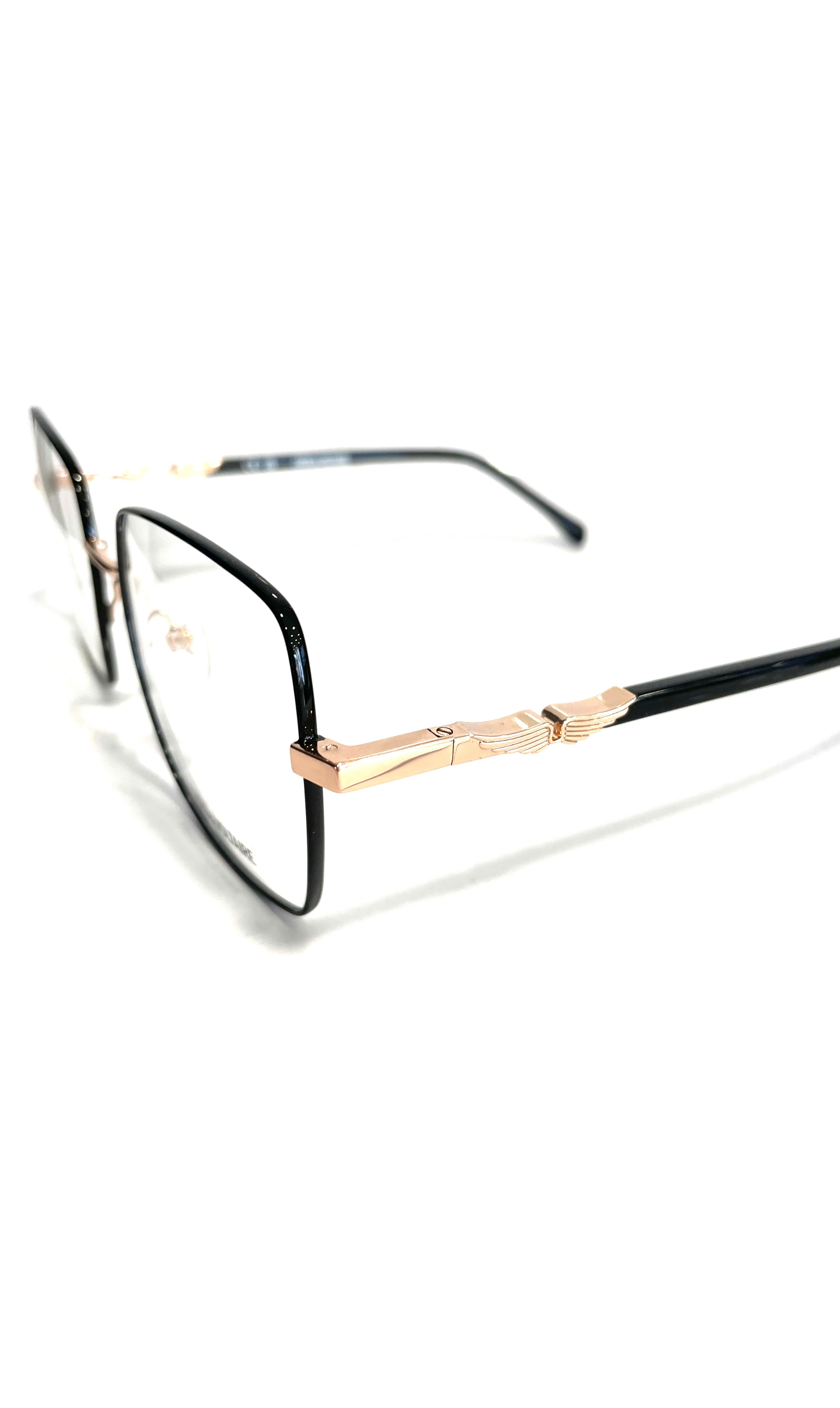 Lunettes Zadi & Voltaire en métal noir et rose