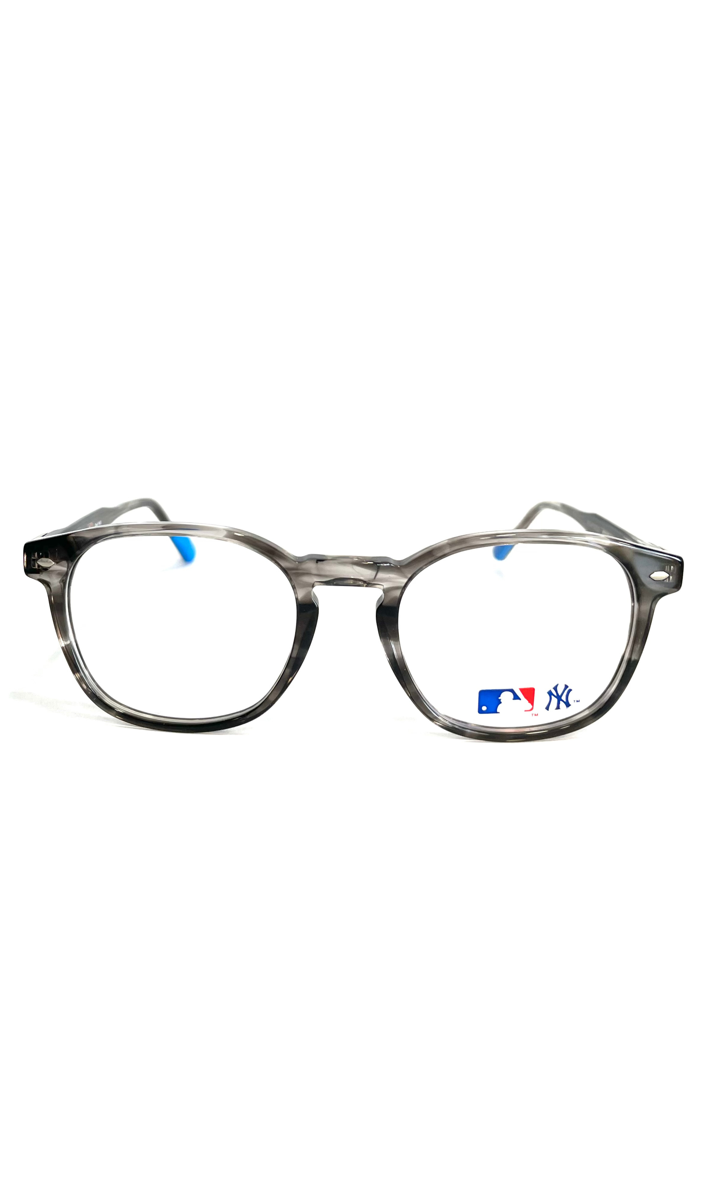 Lunettes NYY gris cristal et bleues