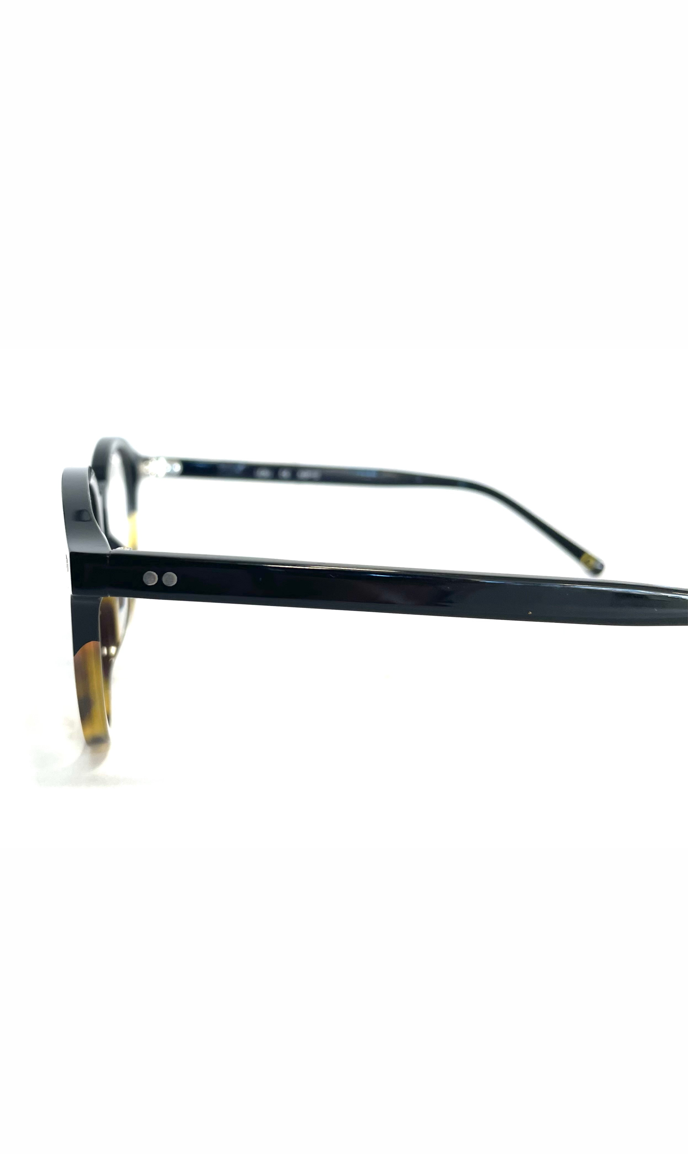 Lunettes rondes Tilou Noires / Motif écaille