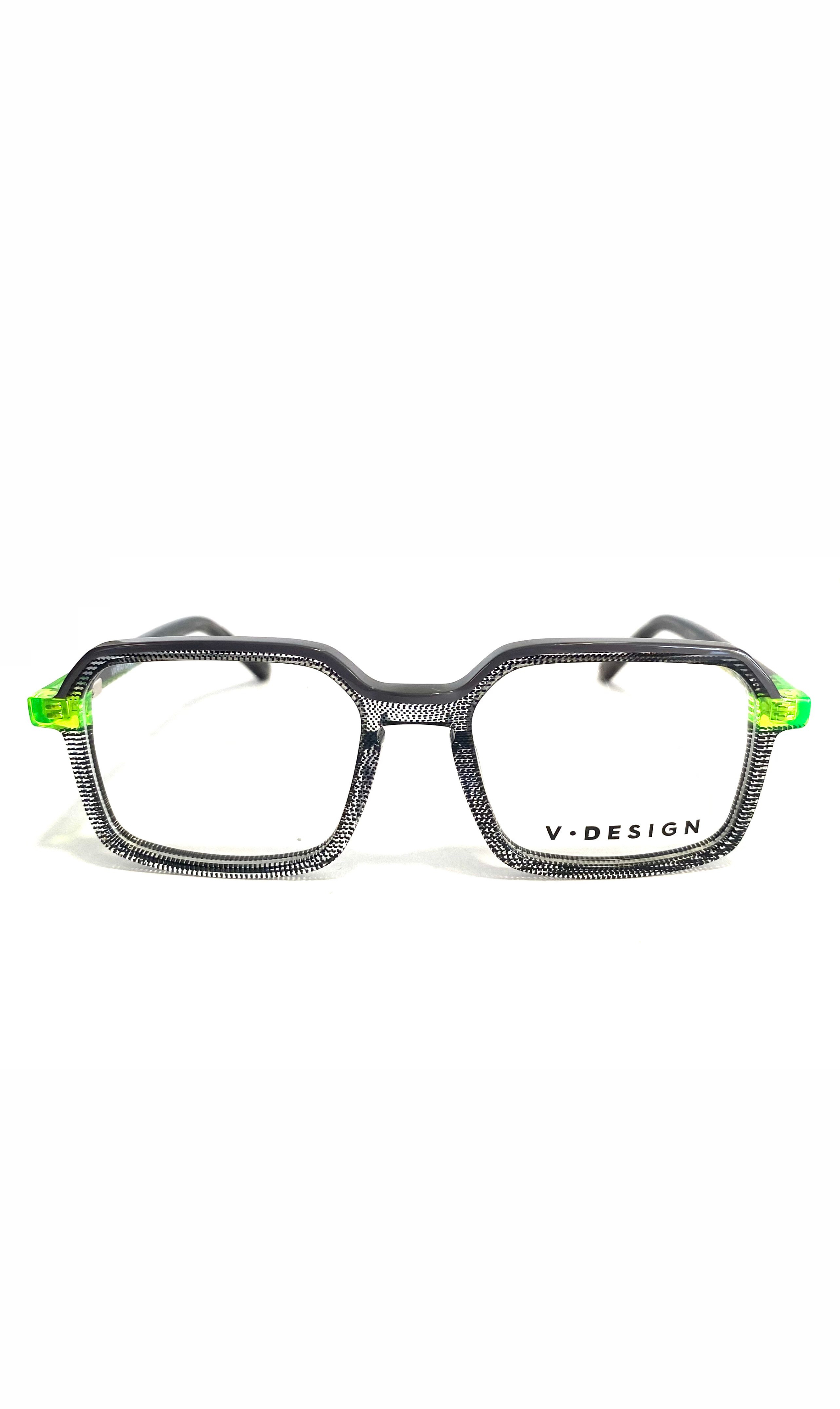 Lunettes V.Design Noires et Vertes