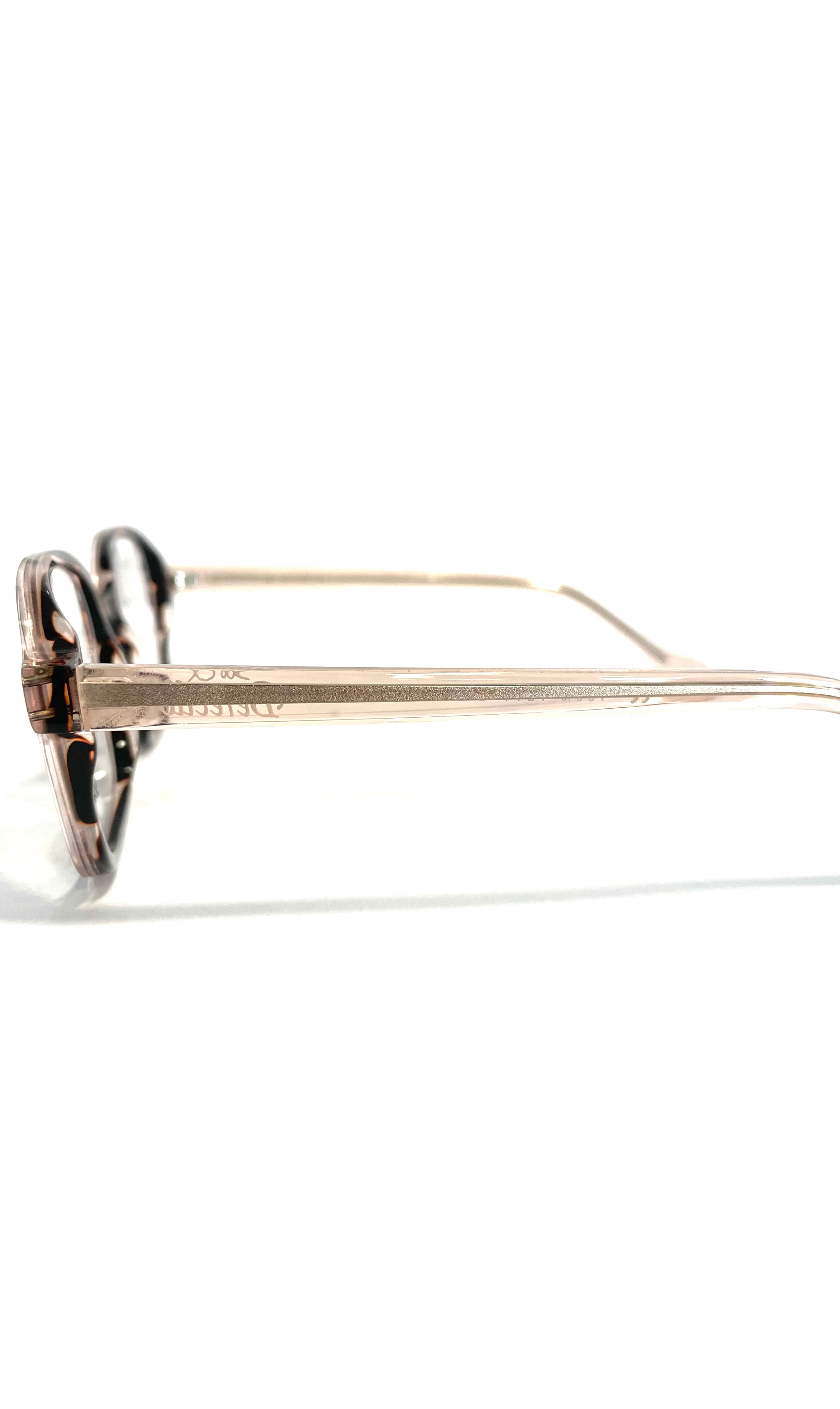 Lunettes Atelier Berecllo Rectangulaires à branche cristal rose