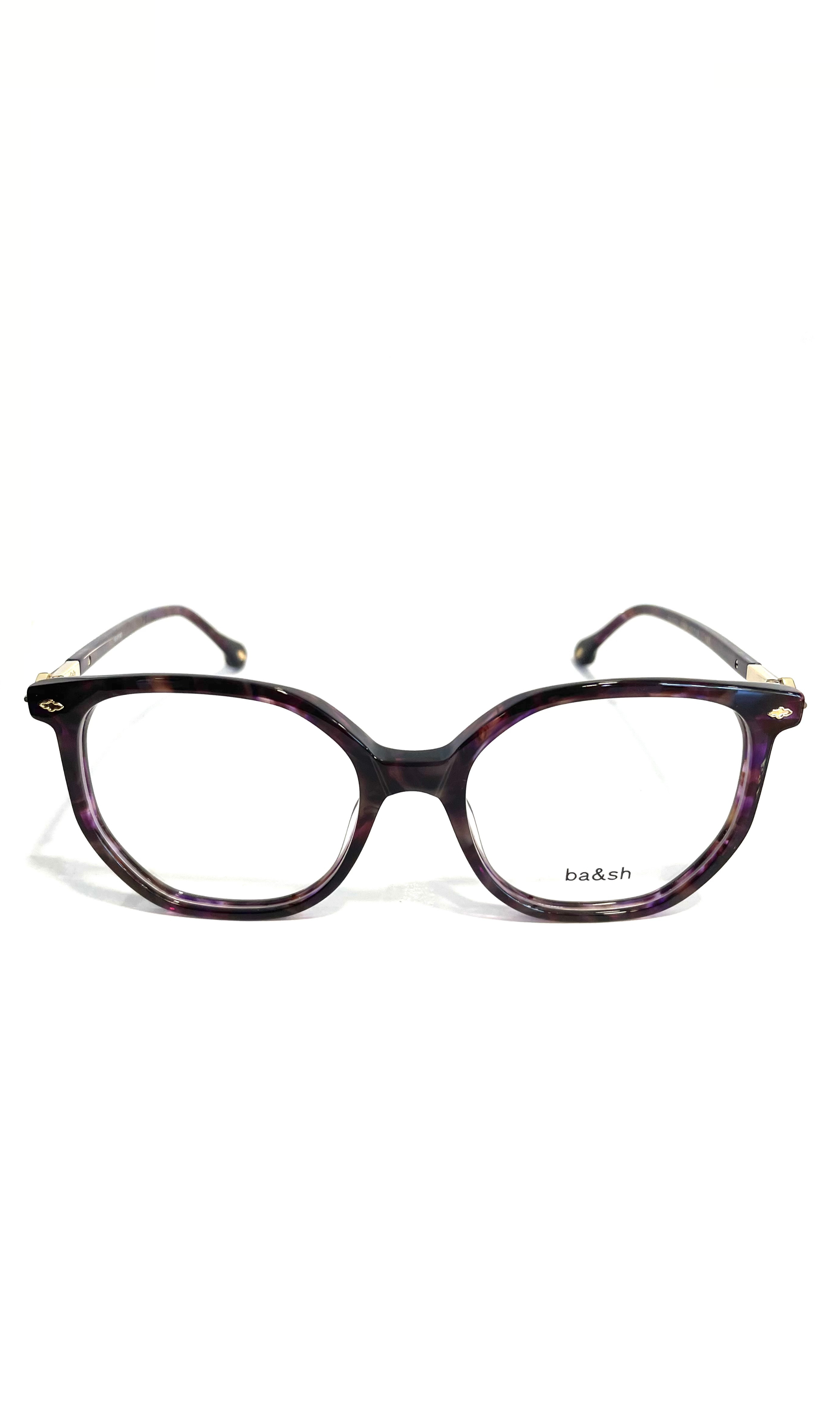 Lunettes de vue motifs violets