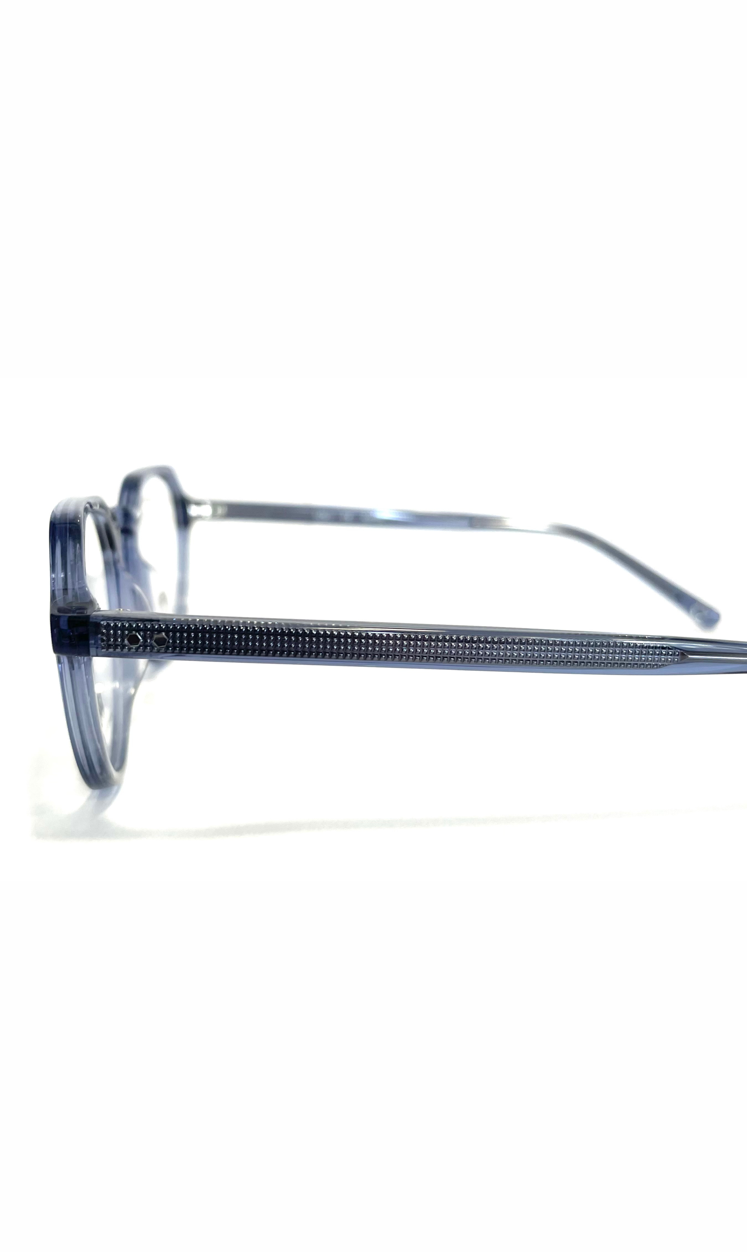 Lunettes Tilou bleues à clips solaire