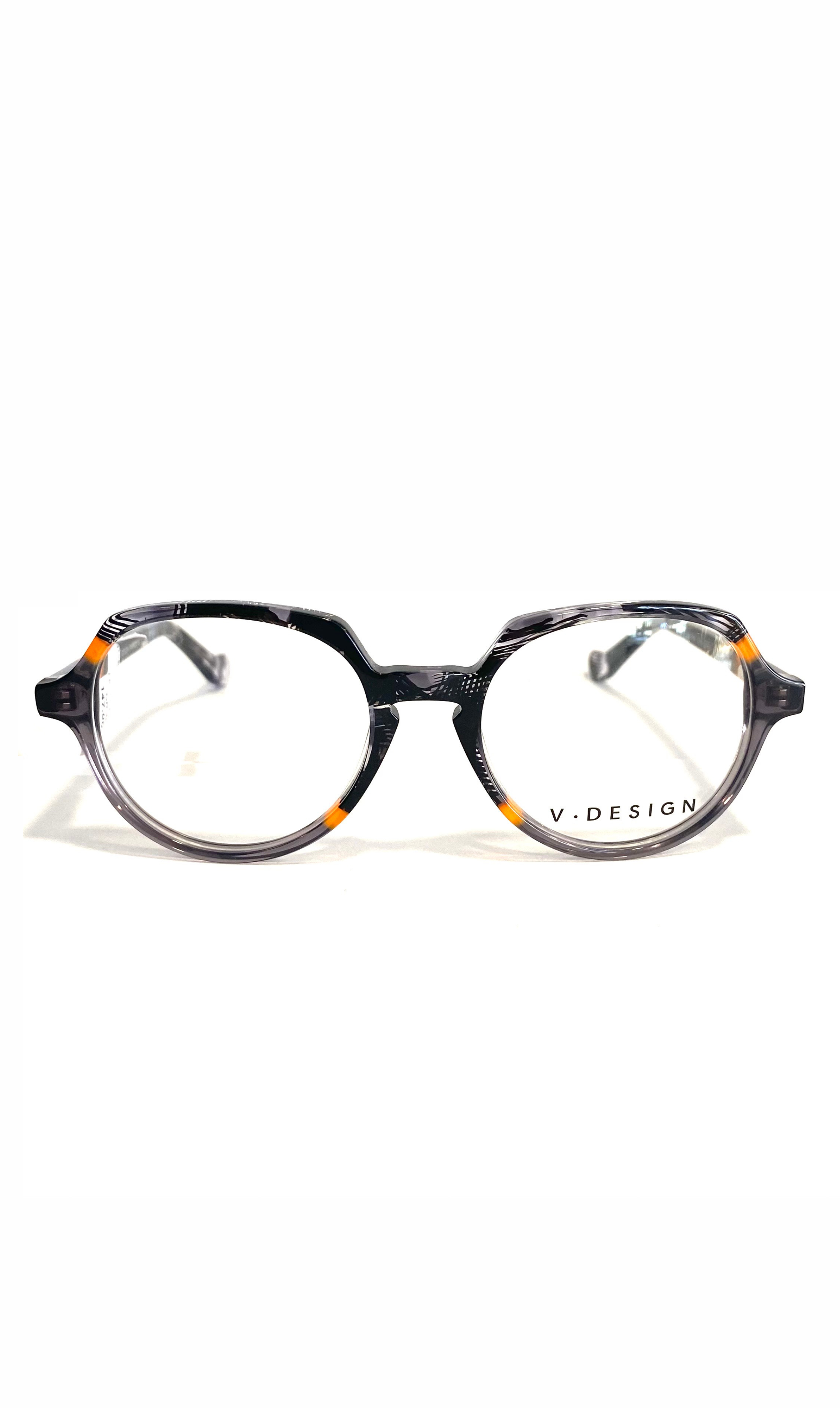 Lunettes V.Design Noires et Oranges 