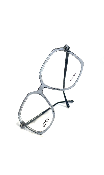Lunettes grises transparentes