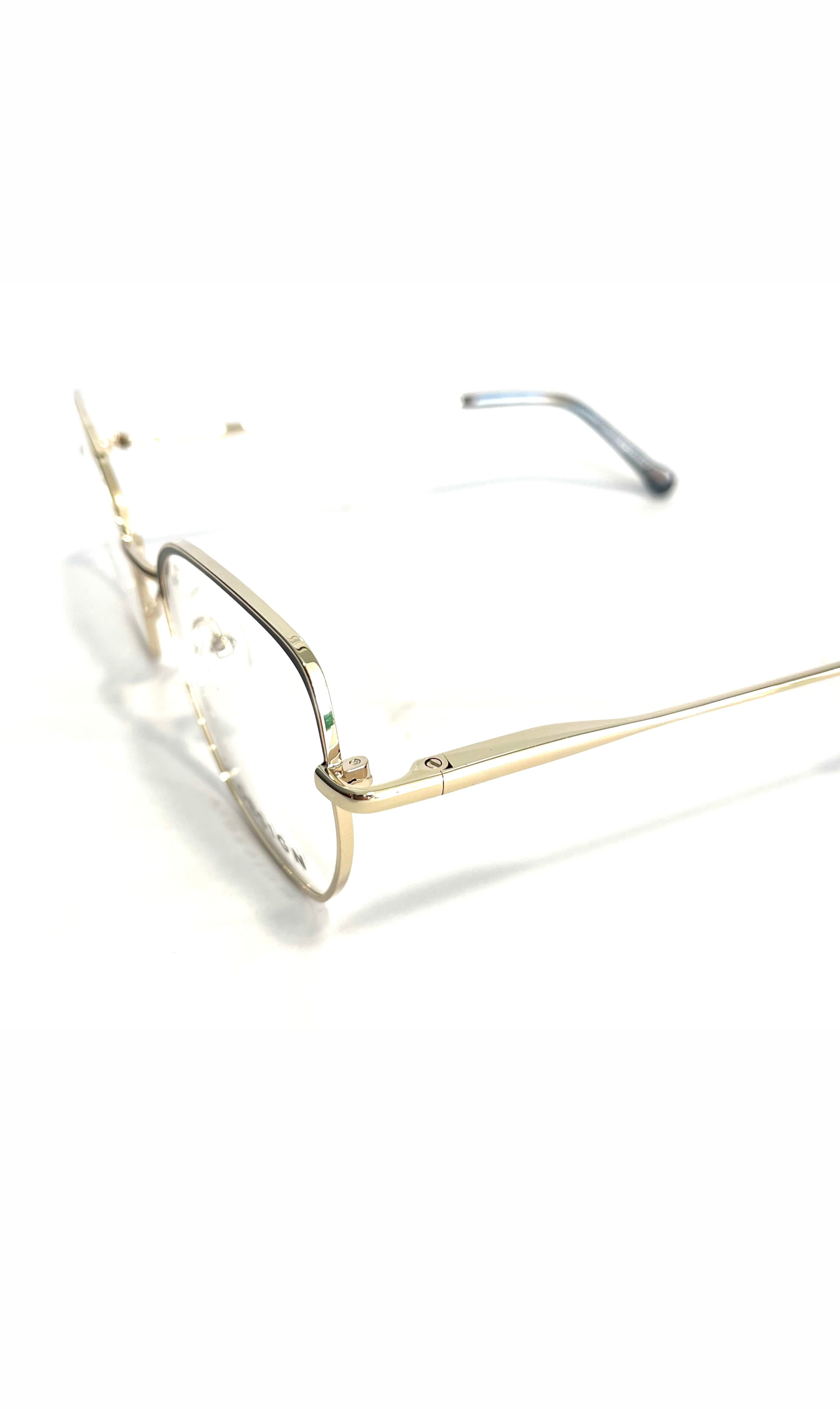 Lunettes V.Design en métal doré